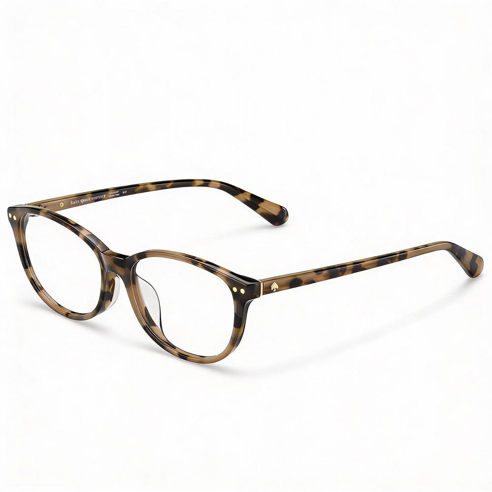 Gafas de sol EVANGELINE/F de Kate Spade New York para mujer con montura de acetato color habana oscuro y lentes de policarbonato color habana (53 mm)