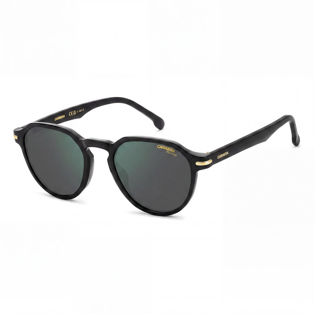 Carrera 314/S Unisex Negro Verde Poliamida Marco Verde Gris Lentes Polarizadas con 100% Protección UV 50mm