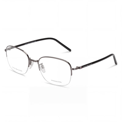 Tommy Hilfiger Gafas de sol de hombre modernas de acero con aleación de oro de 54 mm