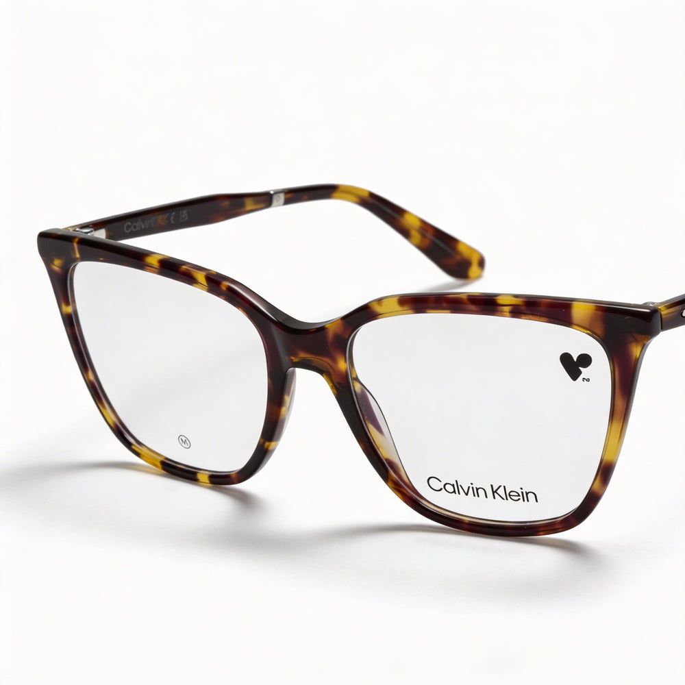 Gafas unisex Calvin Klein Ck23513 Metal Violet Havana de 54 mm