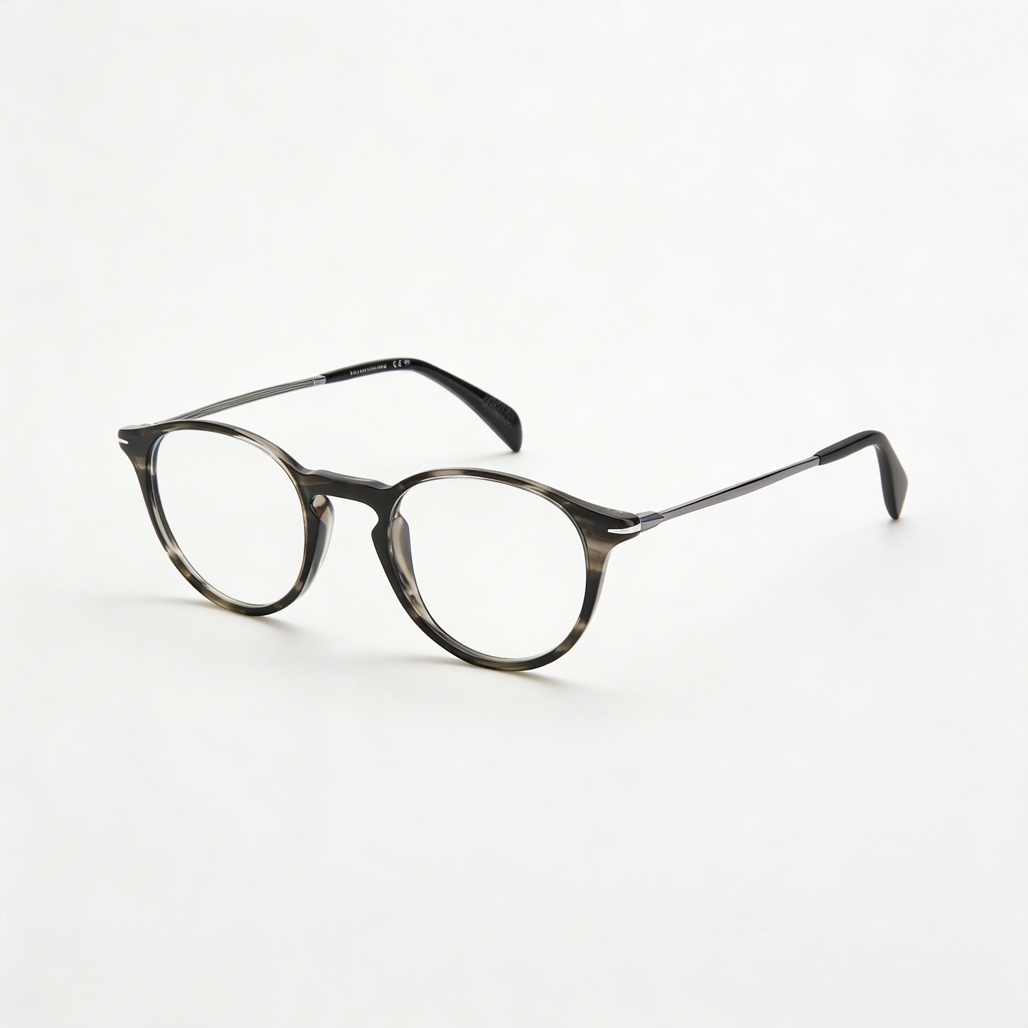 David Beckham Db 1049 Unisex Grey Horn Plastic Frame Polycarbonate Non- Eyewear 48mm Lens, Photo 1