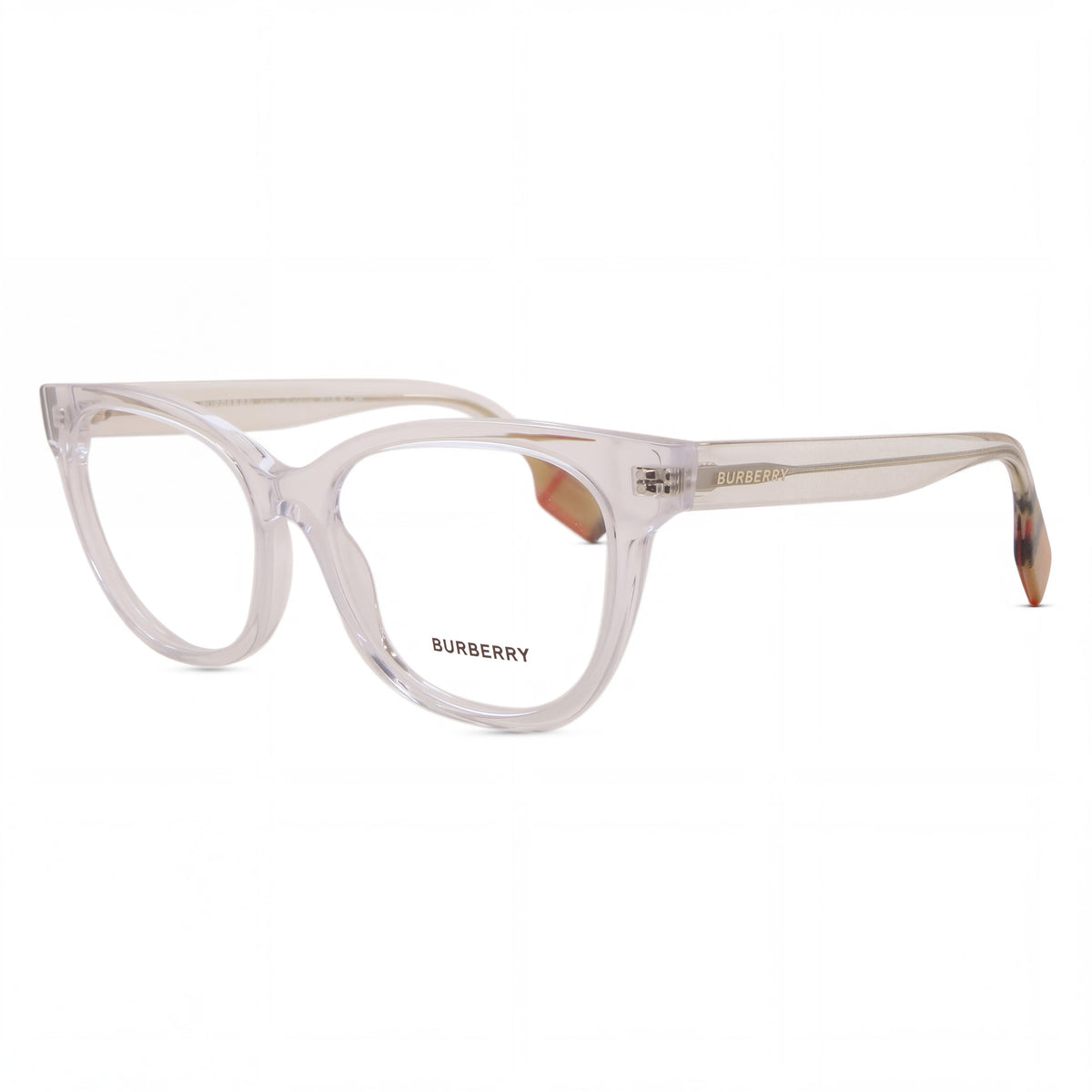 BURBERRY BE2375 EVELYN Women's Full Rim Eyeglasses, Clear Acetate Frame, Clear Lenses, 53-17-140mm, Photo 1