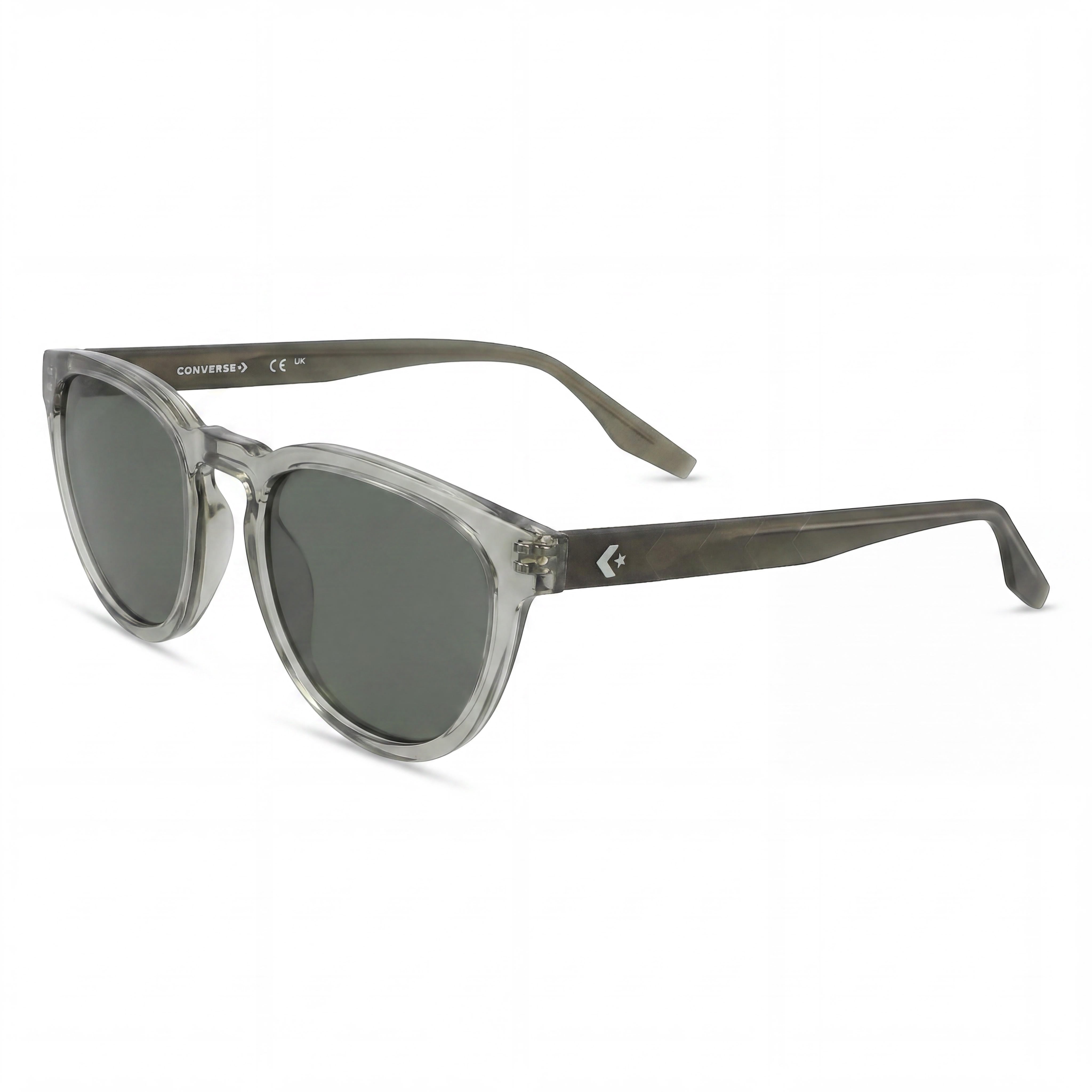 Converse Classic Unisex Injected Frame Polycarbonate Lens Crystal Nightfall Grey UV Protection Sunglasses 52mm, Photo 1