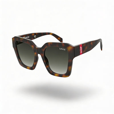 Levi's Women's Casual Eco Polyamide Havana Green Shaded UV Protected Sunglasses 53mm