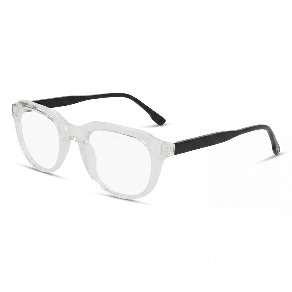 MCALLISTER Mc4537 Unisex Eyeglasses with Crystal Acetate Frame & Clear Polycarbonate Lenses (50-21-140)