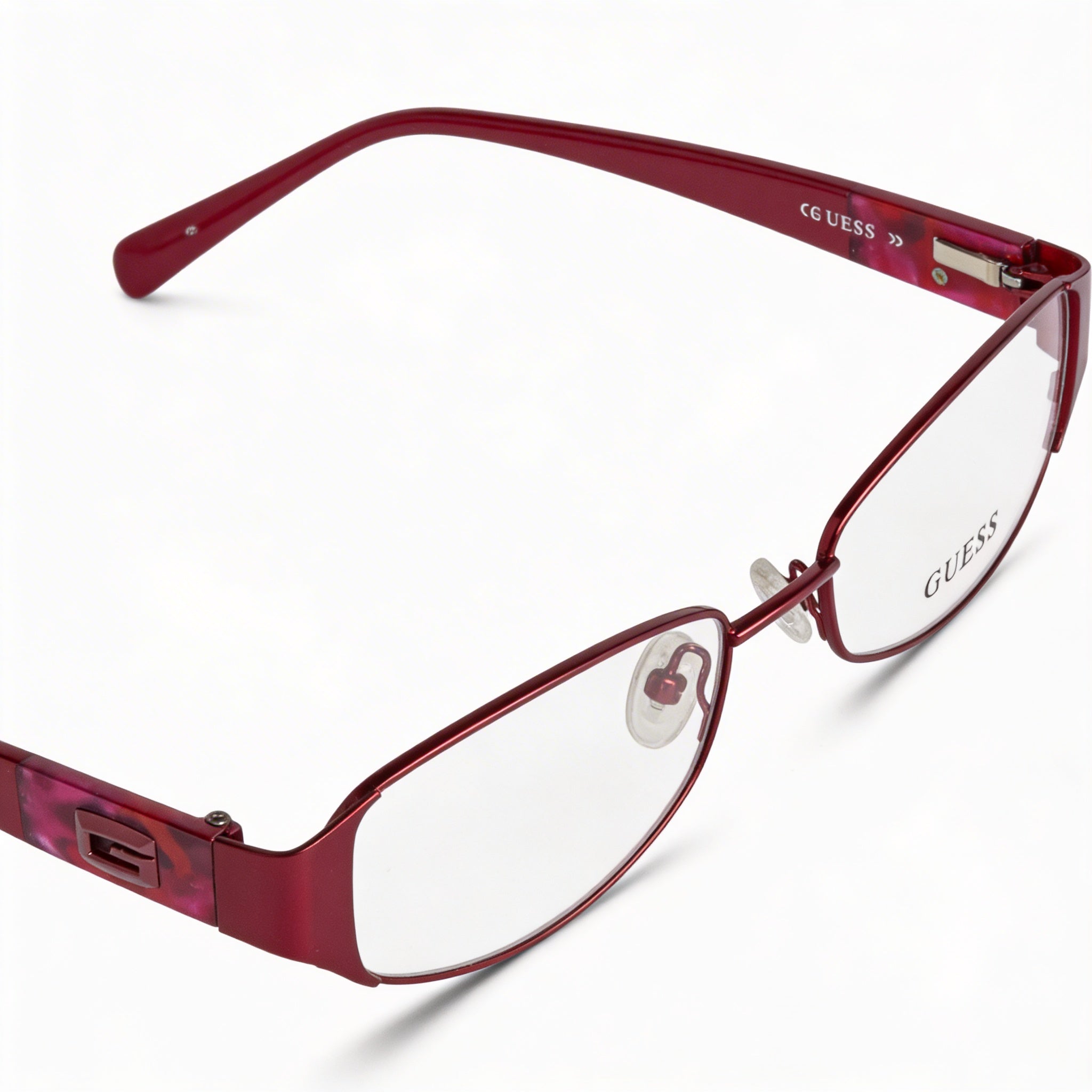 Guess GU2411 52o92 Women's Plastic Burgundy Frame 17mm Bridge 135mm Temple Non- 100% UV Eyeglasses, Photo 1