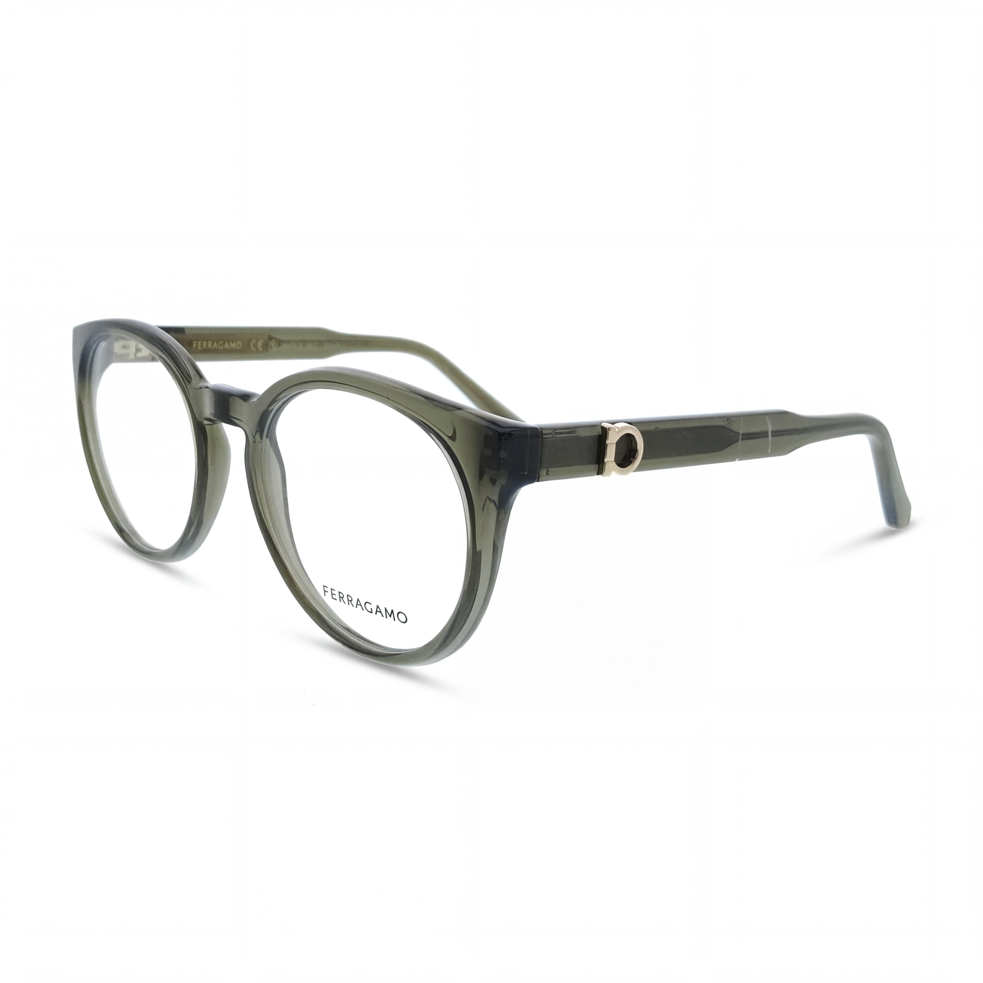 Ferragamo Sf3032e Women's Acetate Transparent Khaki 51mm, Photo 1