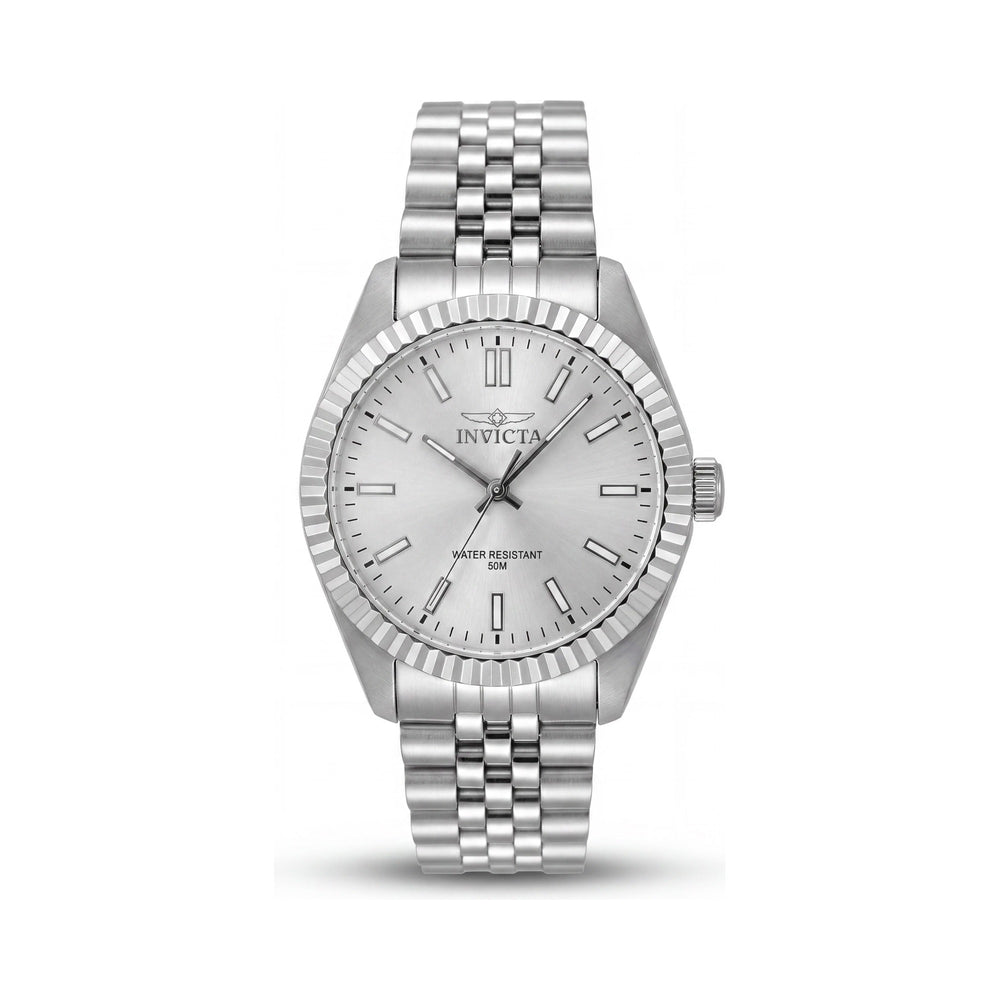 Invicta Specialty strappy Unisex Silver Stainless Steel Quartz 36mm Waterproof 5 Bar Watch