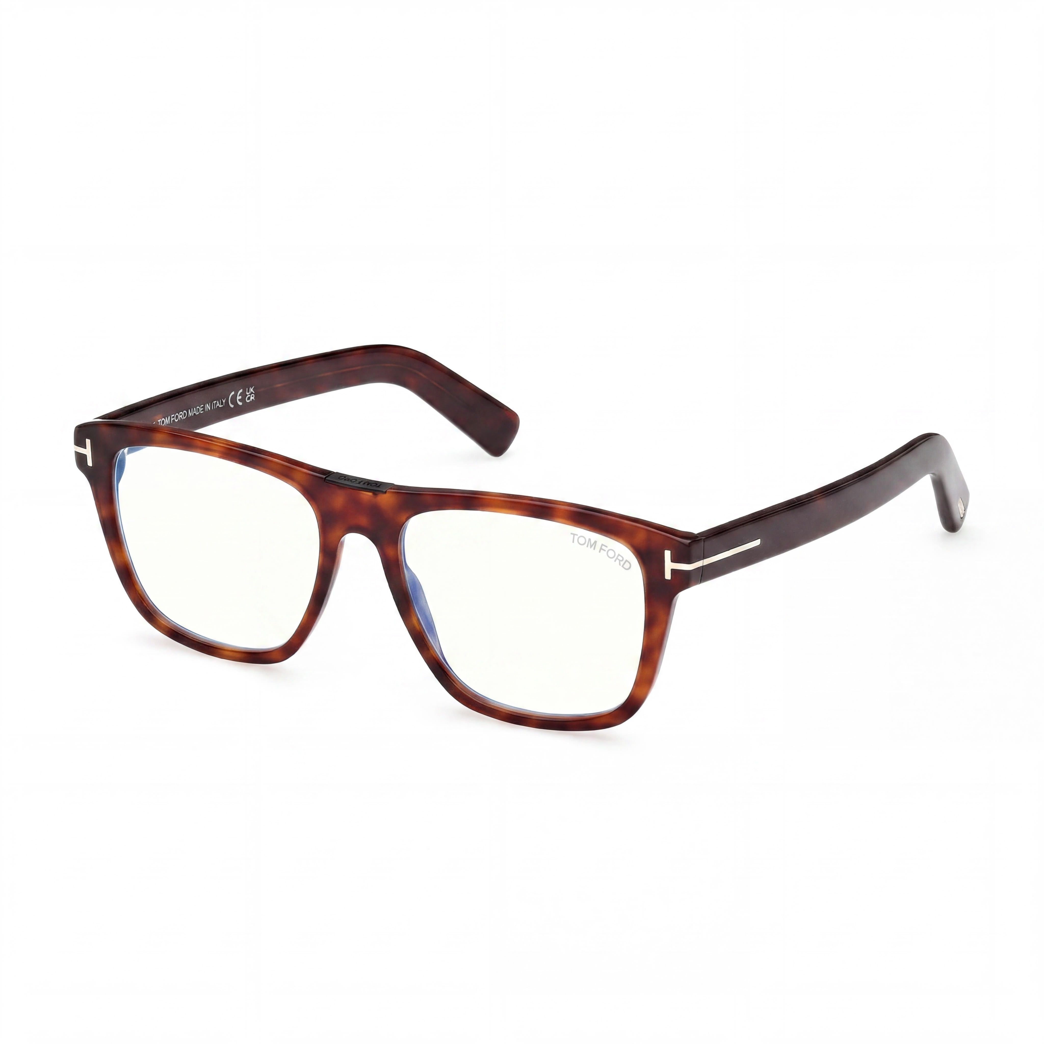Tom Ford Ft5902-b Women's Red Havana Plastic Frame Eyewear with Red Havana Polycarbonate Lenses, 54mm, Photo 1