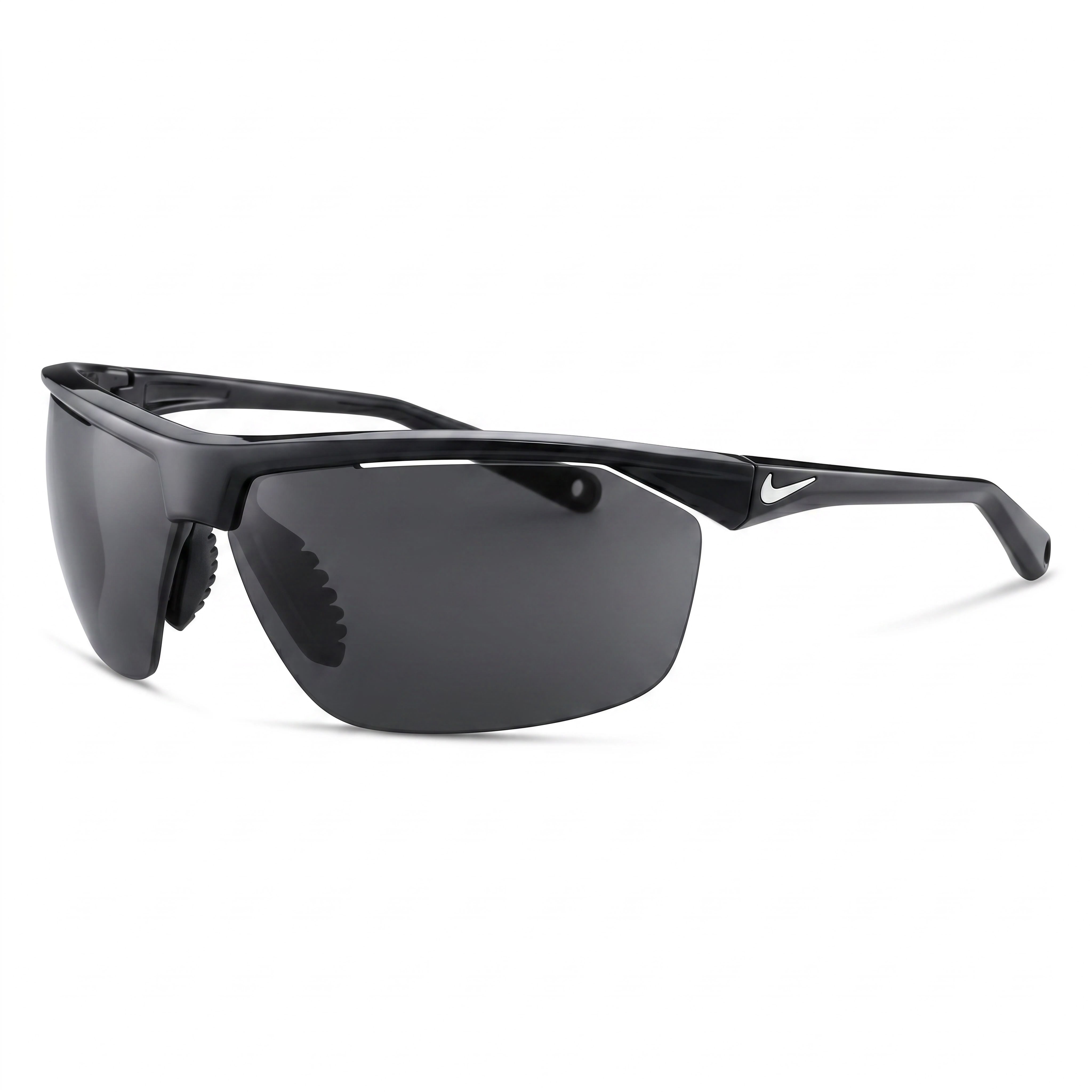 Nike Tailwind Sunglasses Unisex Shiny Black White Plastic Frame UV Protected 70-16-120, Photo 1