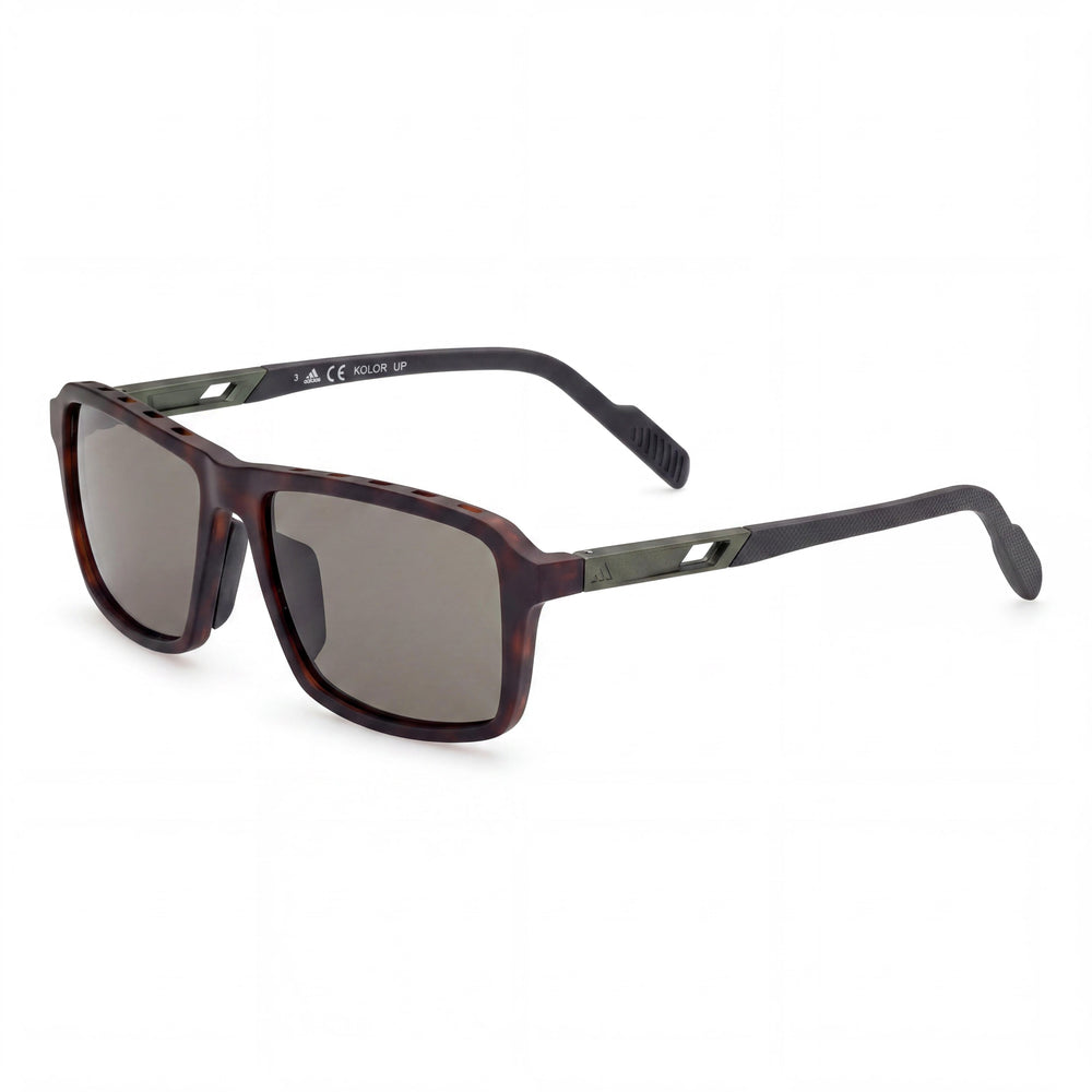 adidas Sp004902s Men's Black Plastic Sunglasses with Bordeaux Lenses, 59mm, UV Protection