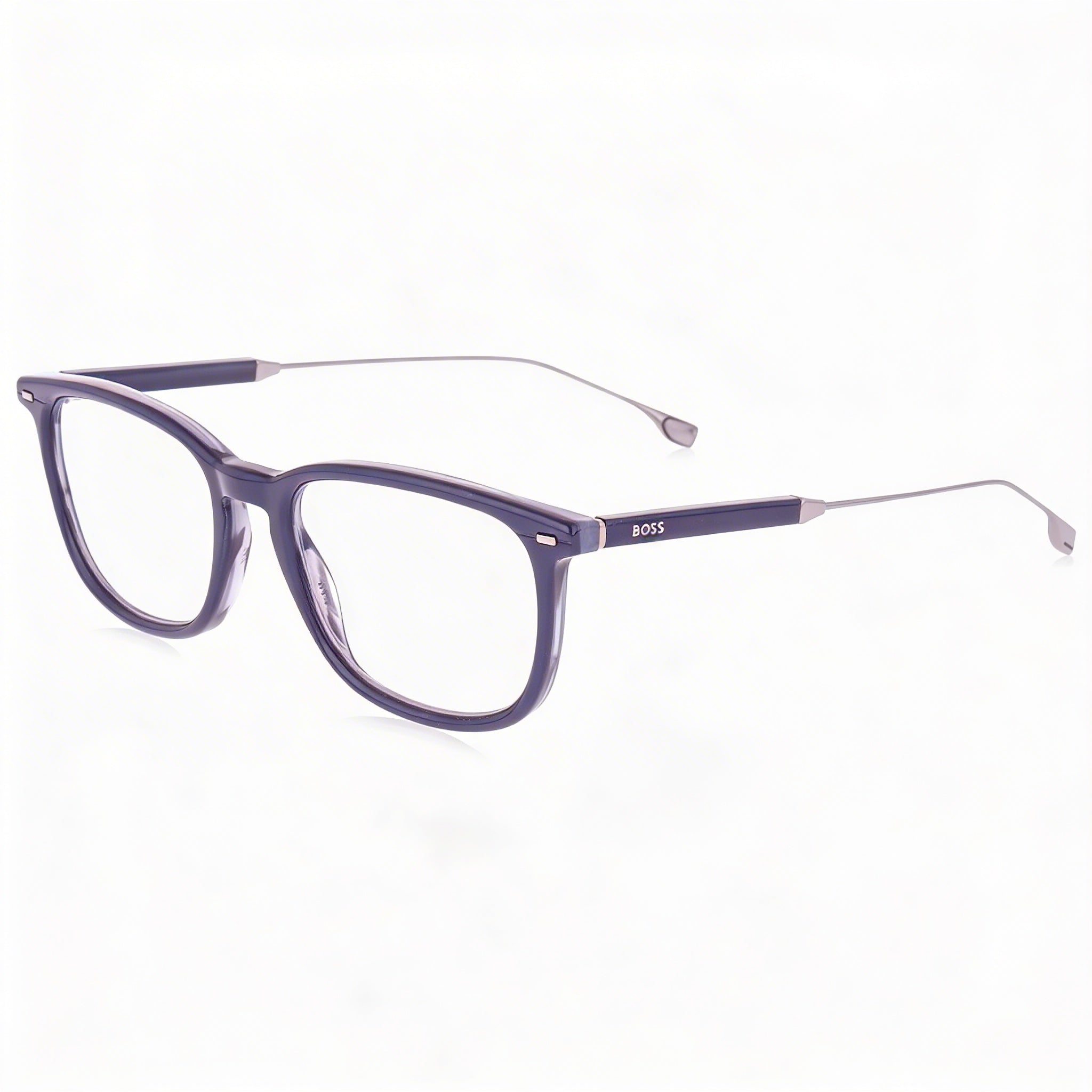 Hugo Boss Modern Boss 1359/bb Unisex Blue Striped Grey Plastic Eyewear 52mm, Photo 1