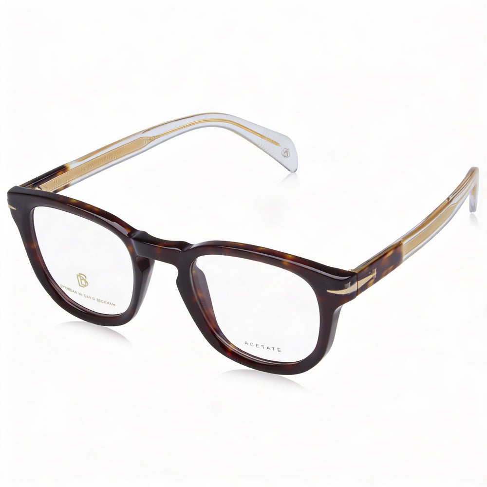 Gafas unisex David Beckham DB 7050 de plástico no polarizadas Havana de 47 mm