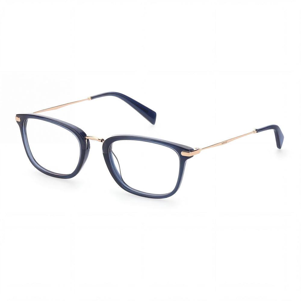 Levi's Timeless Unisex Optical Frame Style Lv 5007 Blue Hexetate with Demo Lens 52-21-145