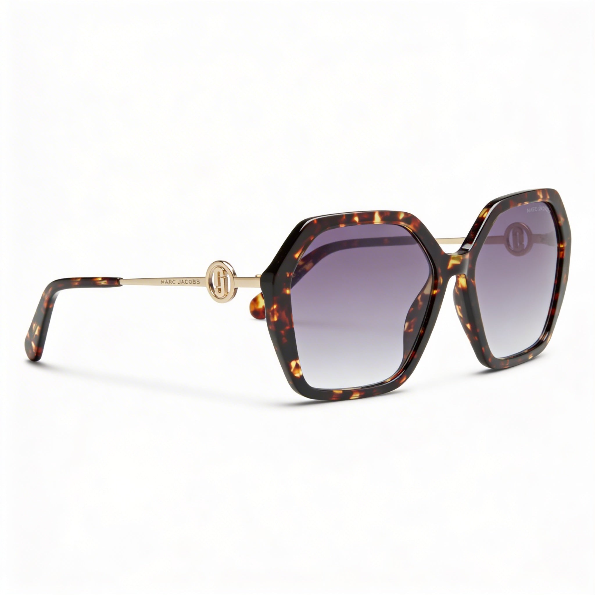 Marc Jacobs MARC 689/S Gafas de sol de moda para mujer de acetato Habana Gris con lentes Gris Azur 57-17-135, Photo 2
