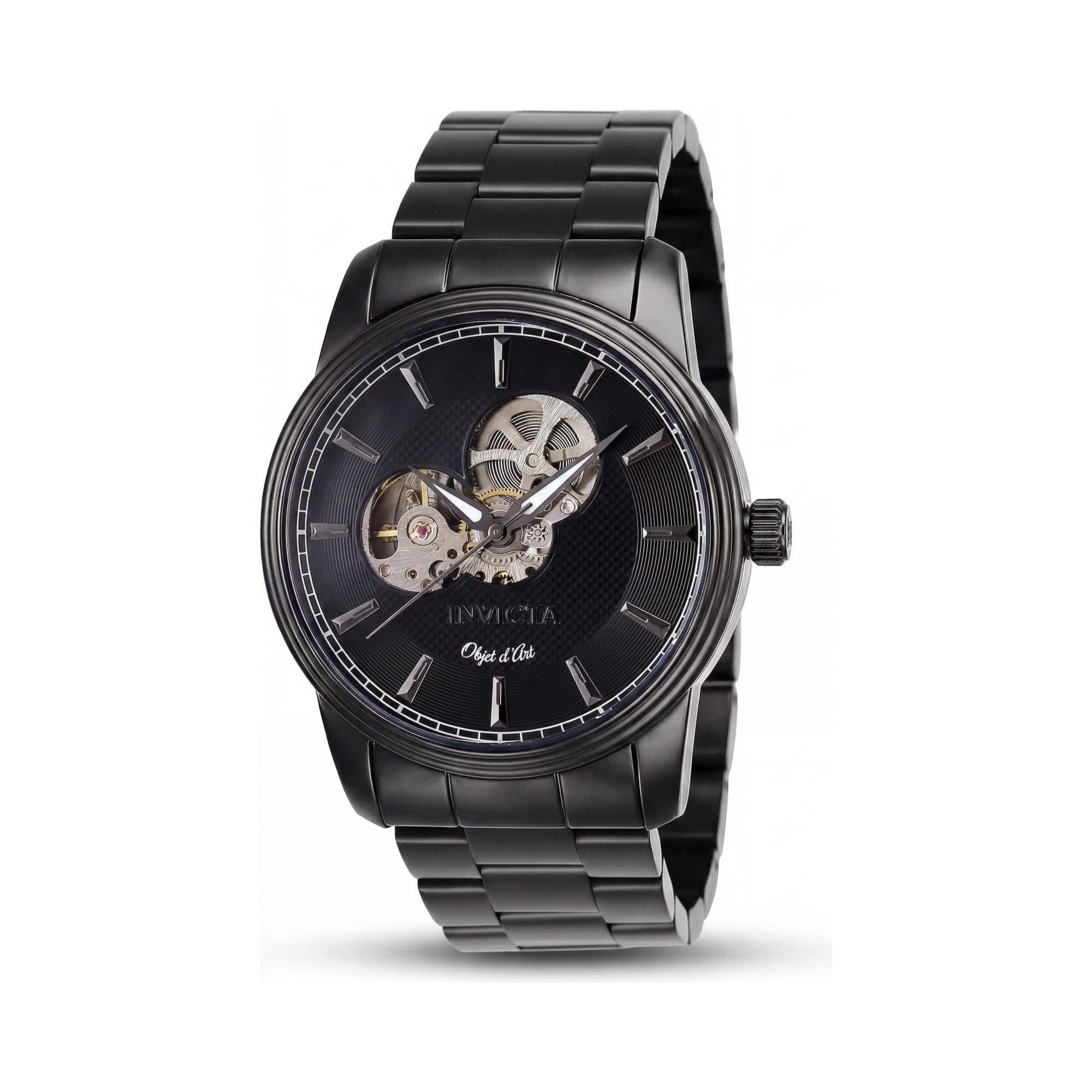 Invicta Objet D Art 27564 Reloj automático cronógrafo negro para hombre, 44 mm, Photo 1