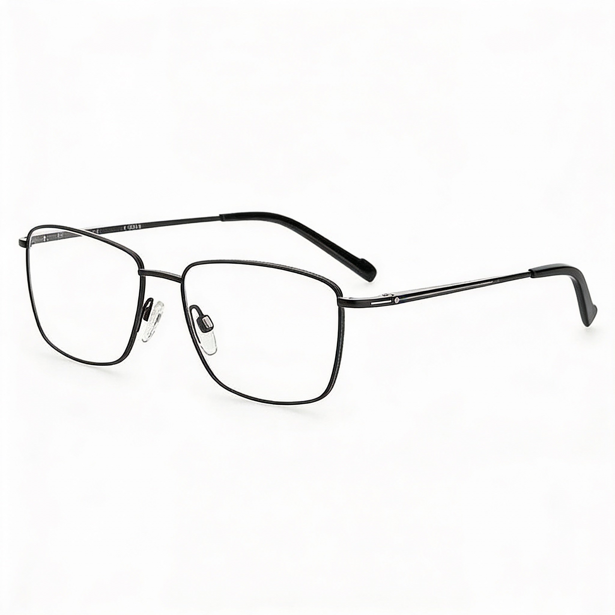 Pierre Cardin P.C. 6868 Unisex Titanium Frame in Matt Black, Rectangular Style, Polycarbonate Lenses, Size 58mm, Photo 1