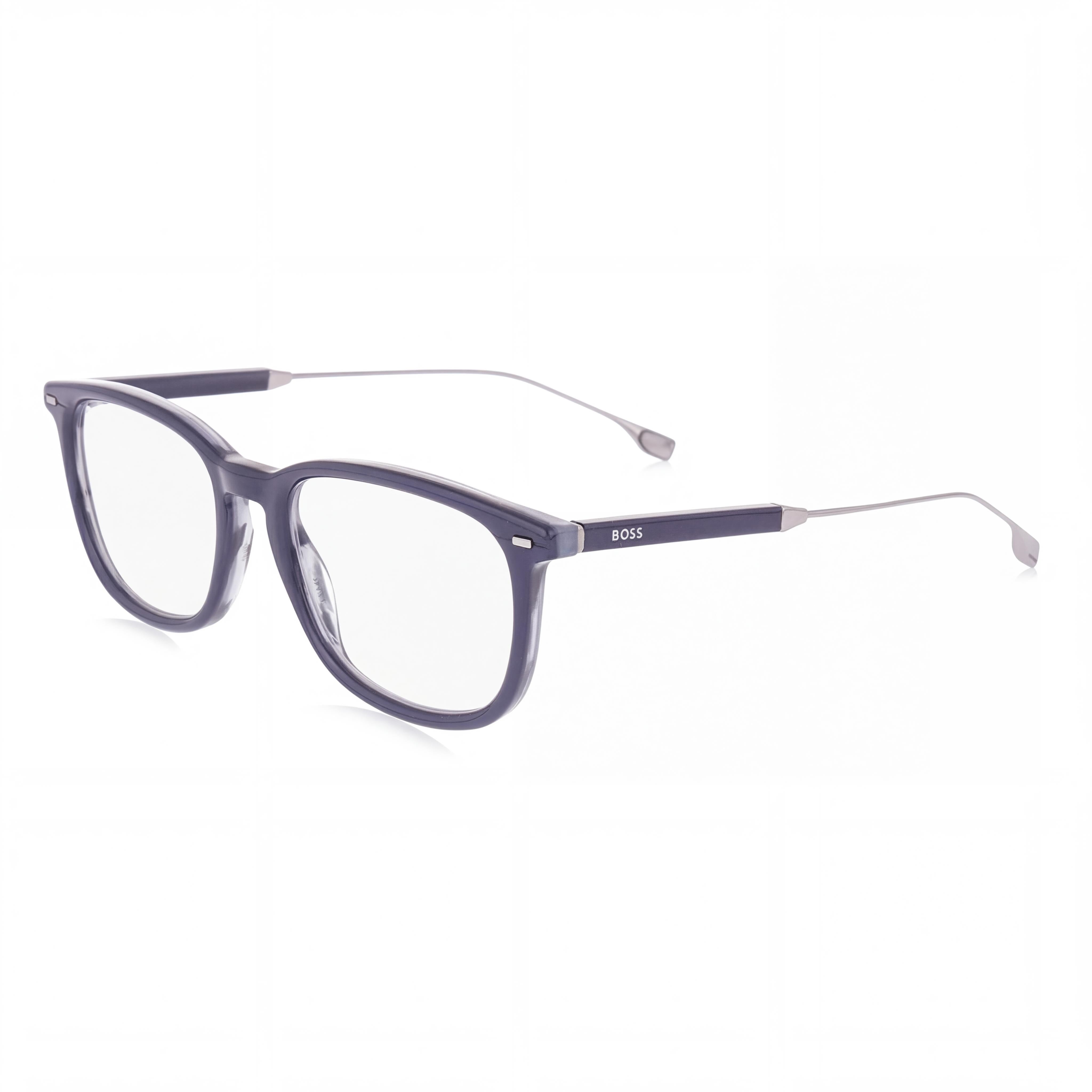 Gafas de sol unisex Hugo Boss Modern Boss 1359/bb de plástico con rayas azules y grises de 52 mm, Photo 1