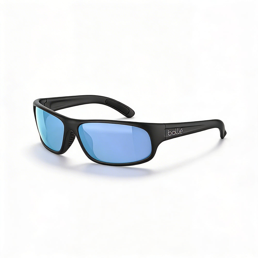Bollé Anaconda Unisex Multicoloured Composite Frame Sky Blue Polarized UV Protection Lenses Sunglasses 65mm