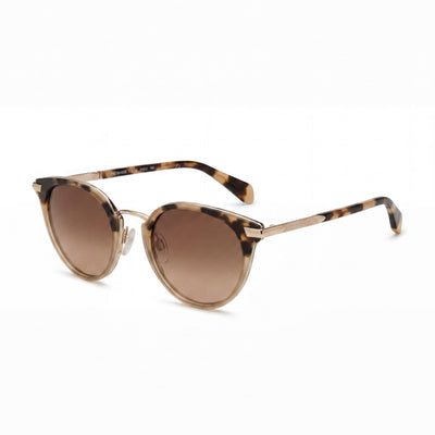 Rag & Bone Wayfarers Women's Metal Frame Havana Honey UV Protection Non-Polarized Sunglasses 53mm