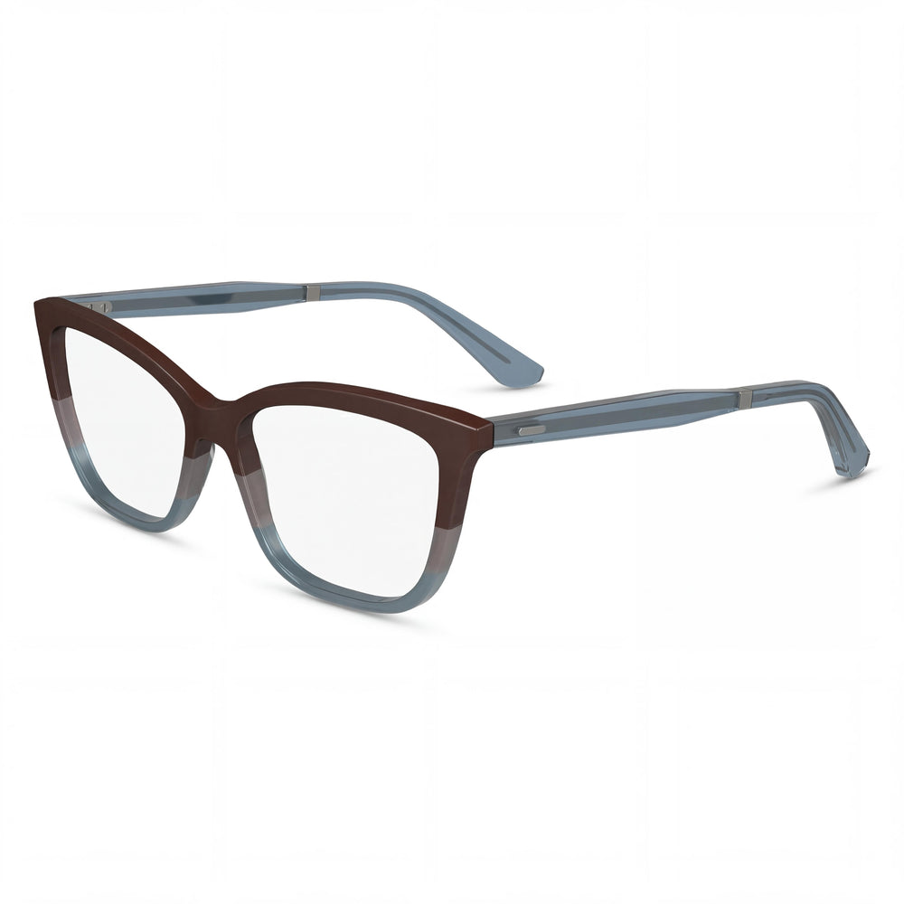 Calvin Klein Ck23545 Unisex Brown Grey Avio Acetate Sunglasses 53mm