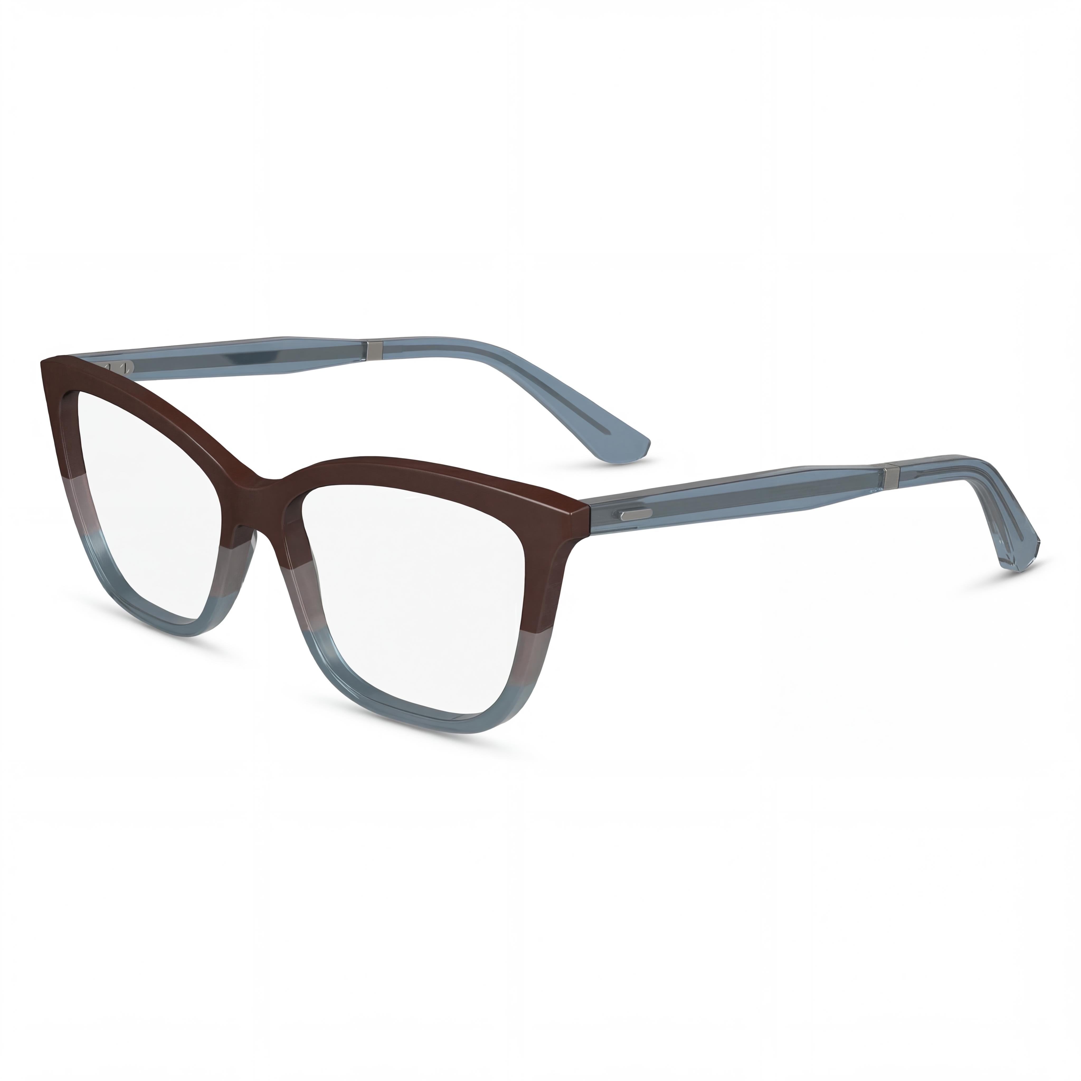 Gafas de sol unisex Calvin Klein Ck23545 Avio de acetato marrón y gris (53 mm), Photo 1