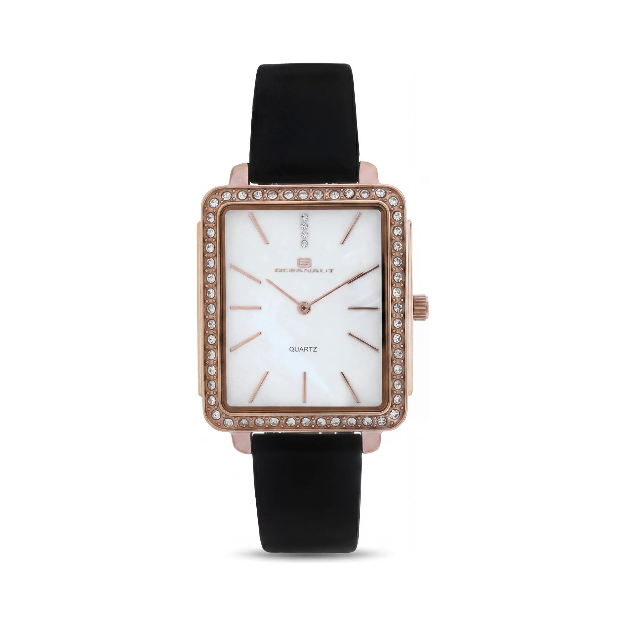 Reloj cronógrafo Oceanaut para mujer con esfera blanca y movimiento de cuarzo, resistente al agua hasta 3 ATM y cristal mineral resistente a arañazos., Photo 1