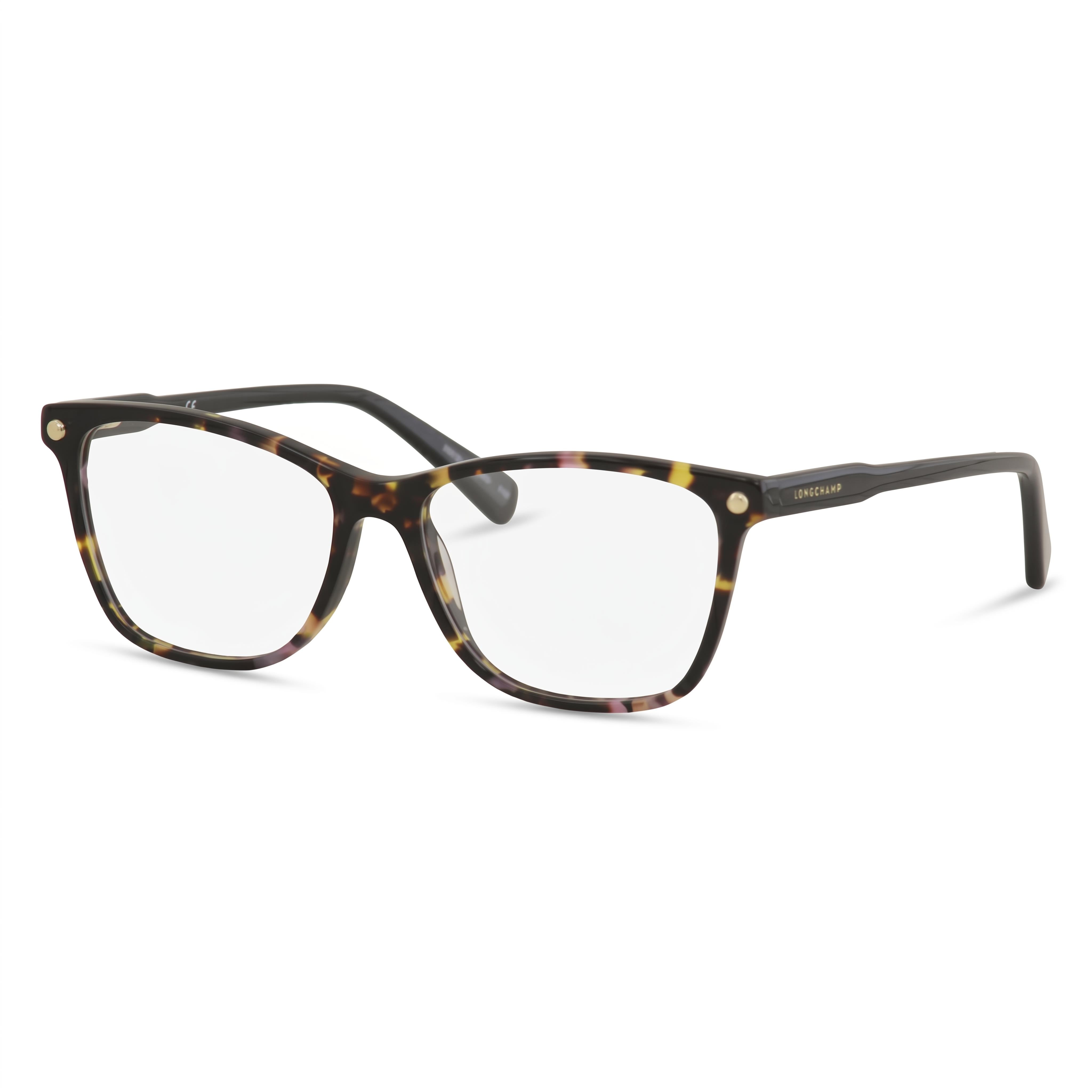 Gafas de sol Longchamp Modern unisex de plástico color morado Havana con montura completa y lentes moradas de mármol, estilo ojo de gato, 54 mm, Photo 1