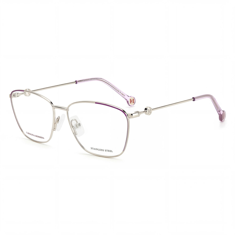 Gafas de sol Carolina Herrera CH 0060 para mujer, de acero aleado, color violeta dorado, 57 mm