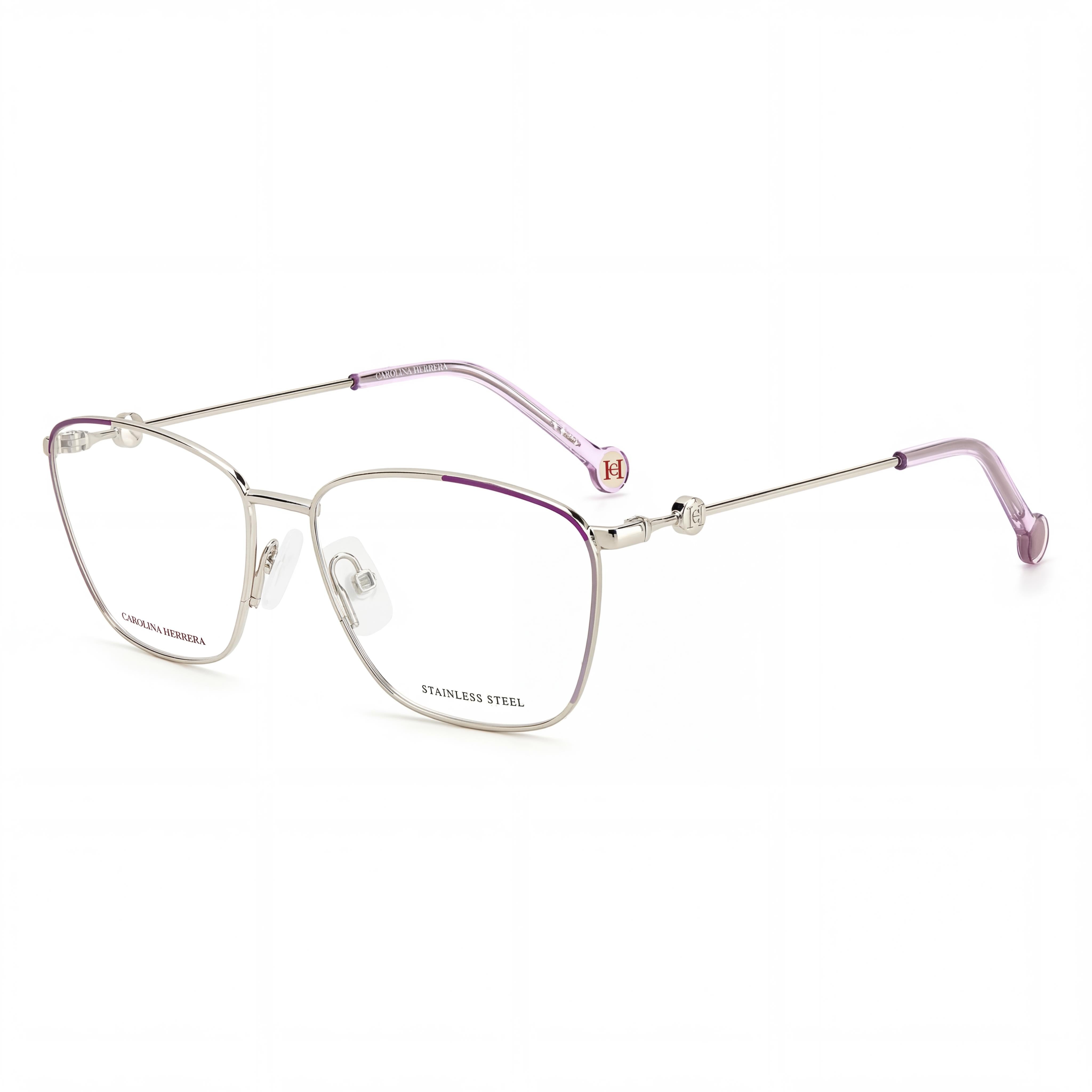 Carolina Herrera CH 0060 Women's Gold Violet Alloy Steel Sunglasses 57mm, Photo 1