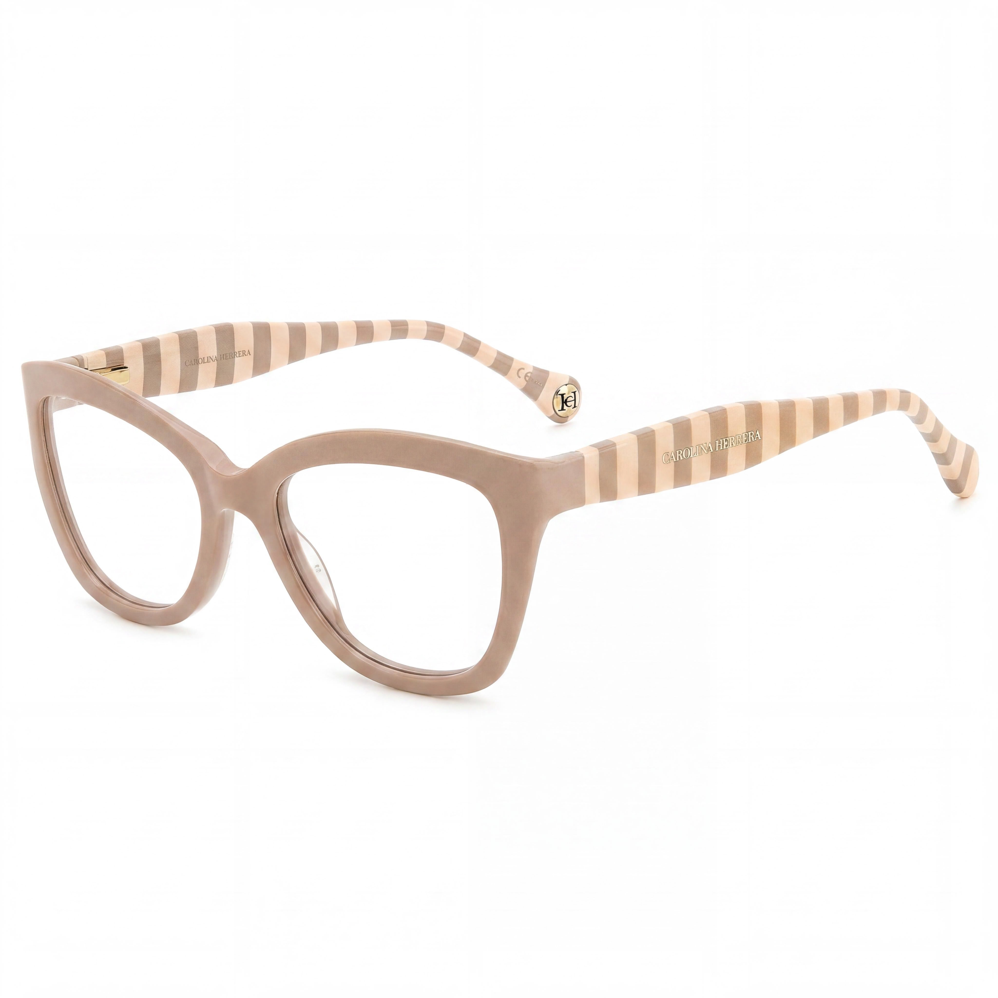 Gafas de Sol de Acetato Color Rosa Nude para Mujer Carolina Herrera Her 0088, Lentes de 53 mm, Puente de 18 mm, Patillas de 145 mm, Photo 1