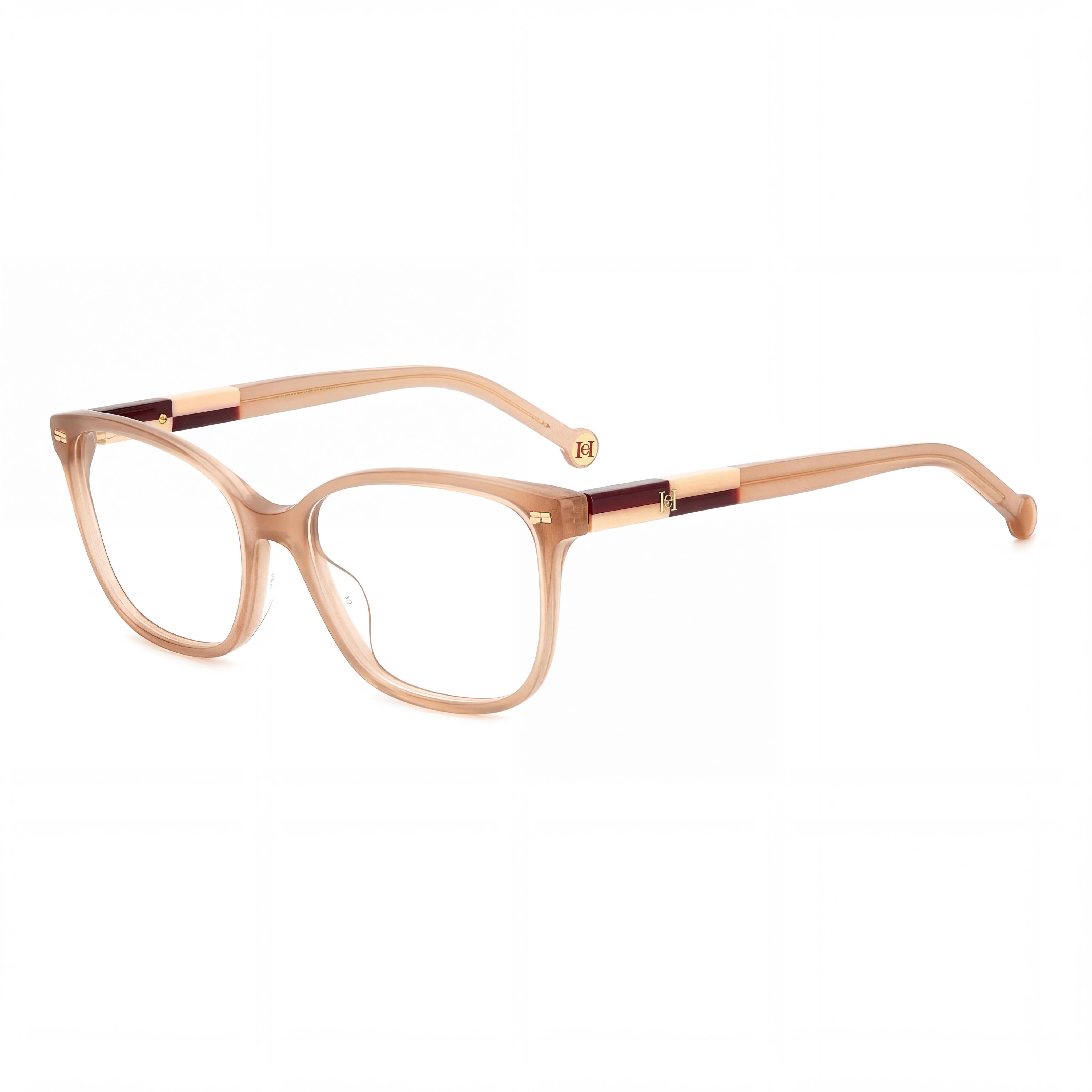 Carolina Herrera Classic Women’s Plastic Frame Non-Polarized Sunglasses Burgundy Nude 54mm, Photo 1