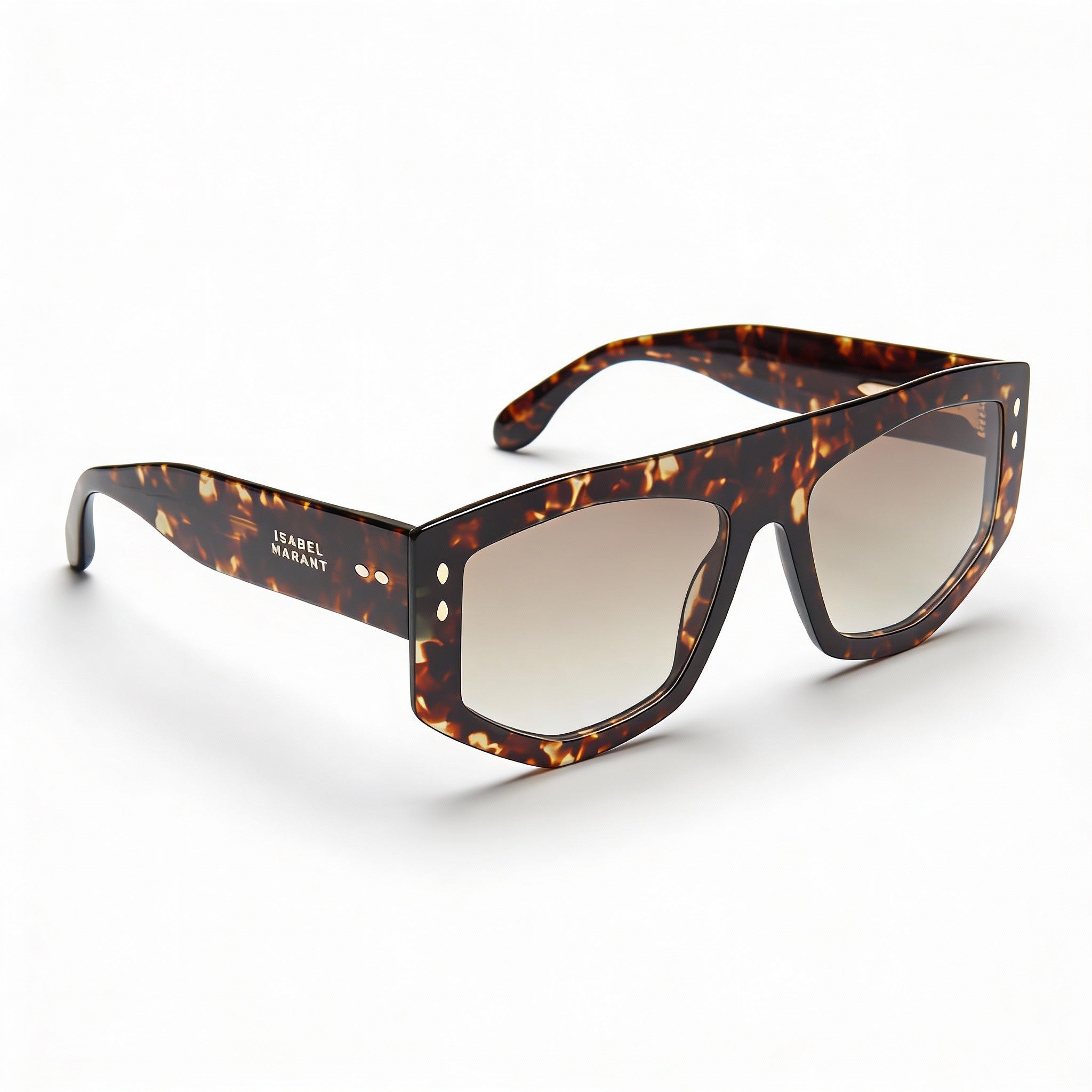 Gafas de sol Isabel Marant para mujer, modernas, de acetato, ligeras, con montura de acetato color Habana y protección UV 400, 56-18-145, Photo 1