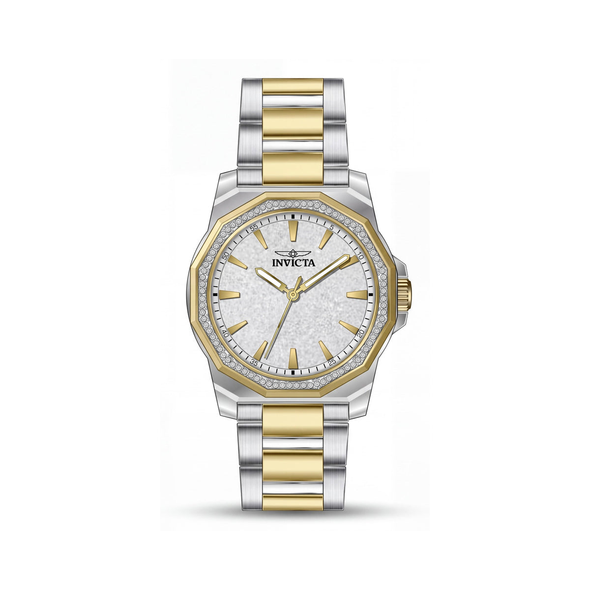 Invicta Speedway 49126 Unisex Quartz Watch with Silver Stainless Steel Case, Silver Dial, and Bracelet - 42mm, Photo 1