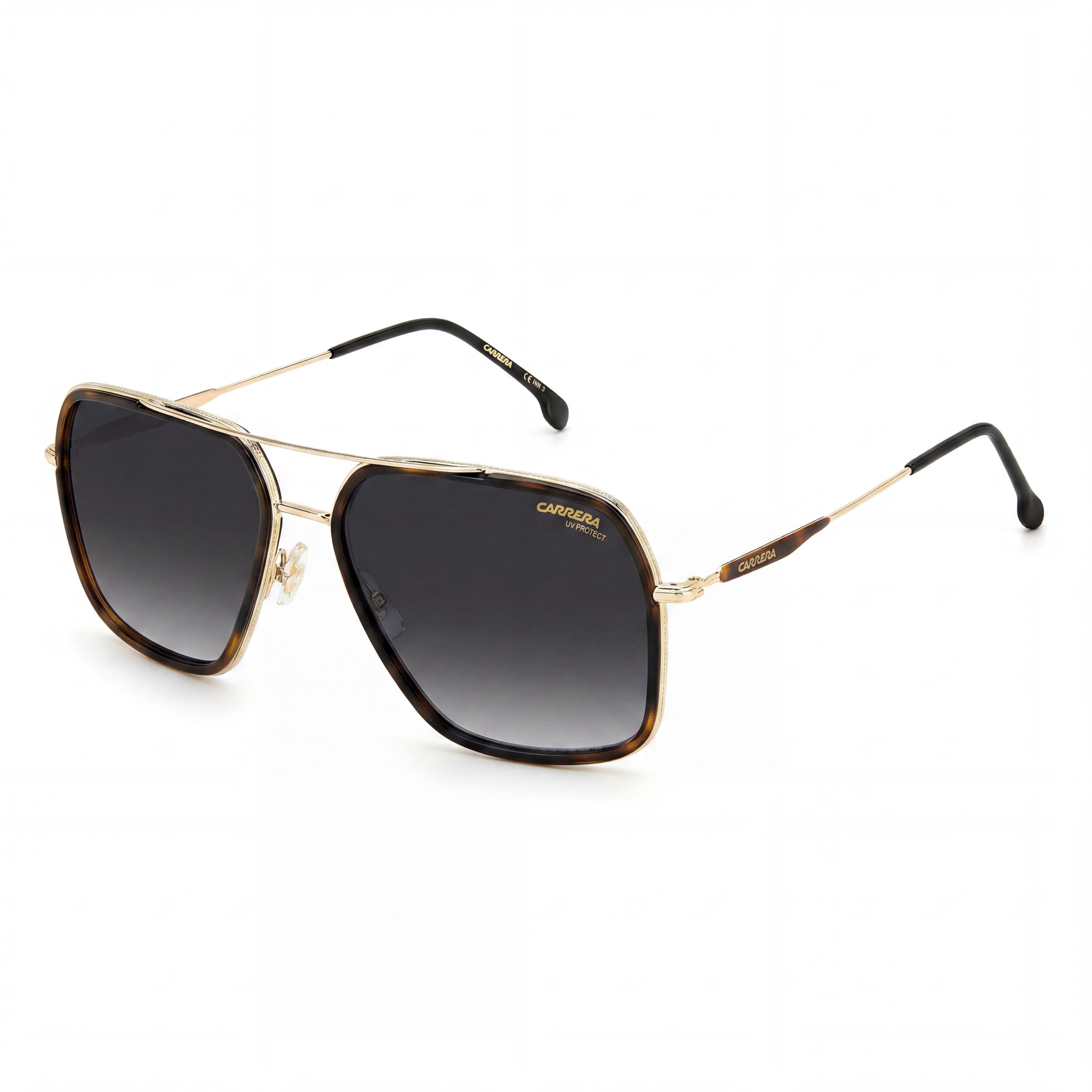 Gafas de sol Carrera 273/S Unisex Habana de acero inoxidable sin polarizar de 59 mm con lentes degradadas gris oscuro y protección UV, Photo 1