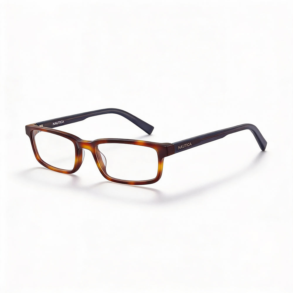 Nautica N 8146 Women's Standard Metal Frame Eyeglasses Matte Soft Tortoise 53-18-140mm