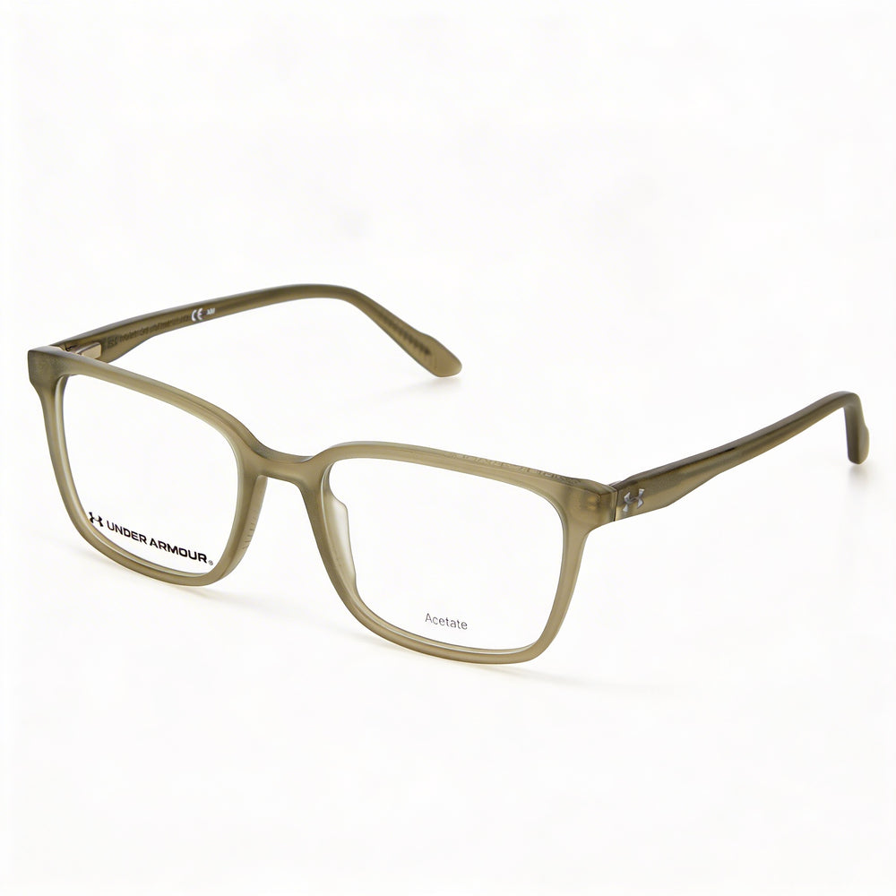 Under Armour Modern Men's Sunglasses, featuring Acetate Frame and Polycarbonate Lenses, Matte Green, 52mm