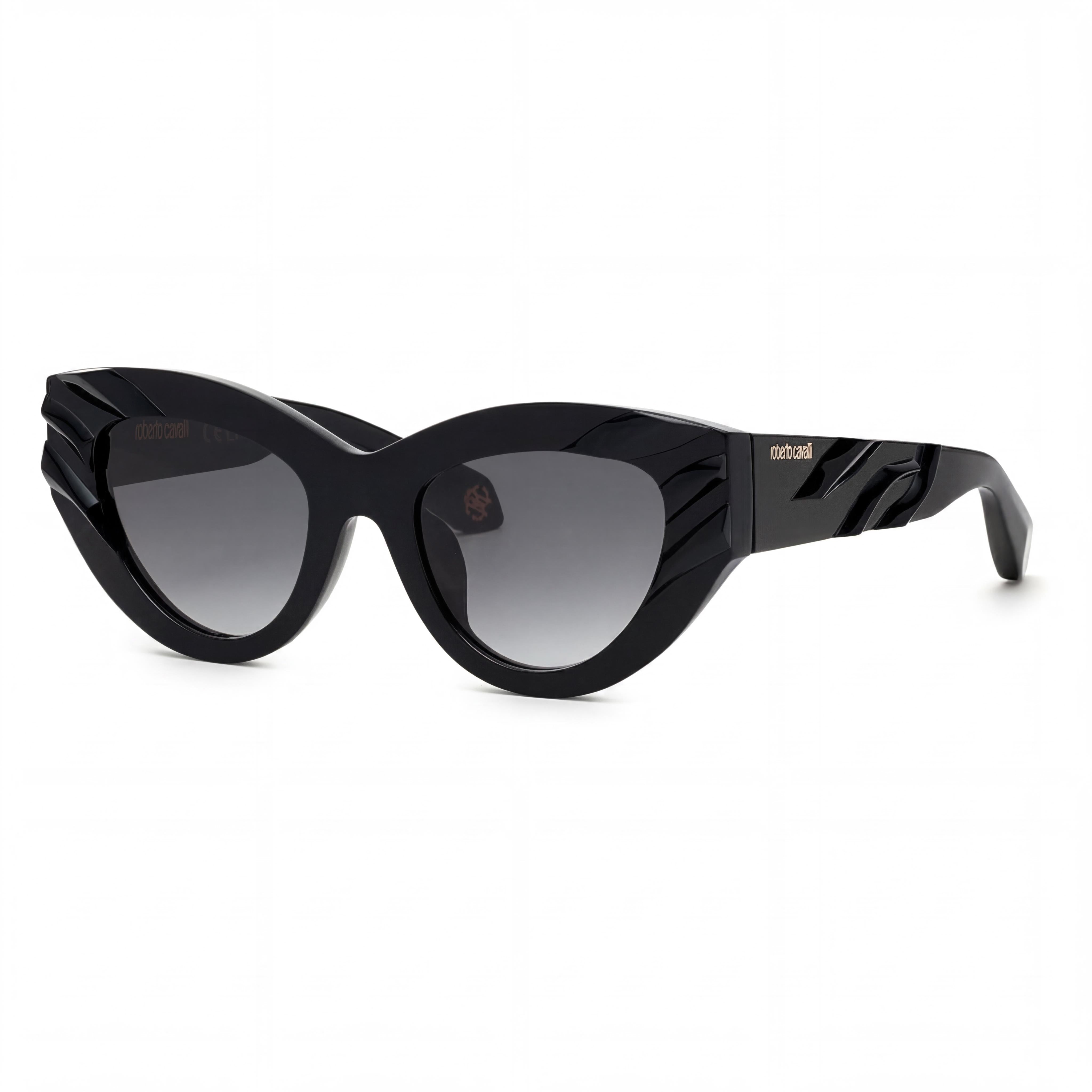 Just Cavalli Casual Unisex Acetate Dark Havana Sunglasses with Brown Gradient Pink Lenses 52/21/140, Photo 1