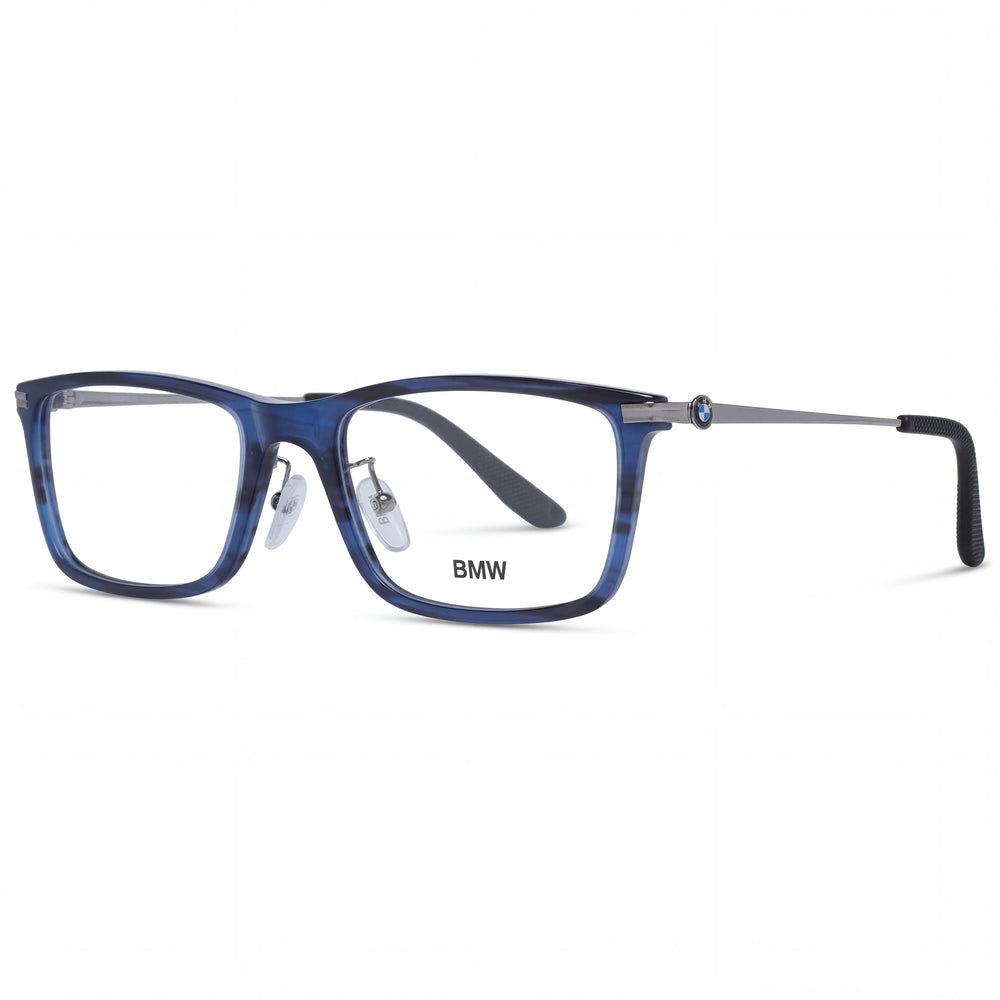 Gafas Ópticas BMW para Hombre Bw5020 con Montura de Plástico y Metal Azul y Lentes de Demostración Transparentes 56-20-145