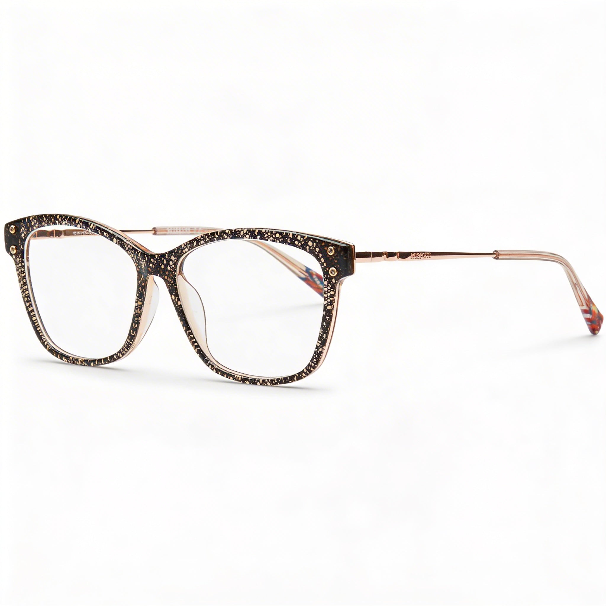 Gafas de sol Missoni Casual para mujer con montura de poliamida en color Plum Multic con lentes a juego Plum Multic, 53-15-140mm, Photo 1
