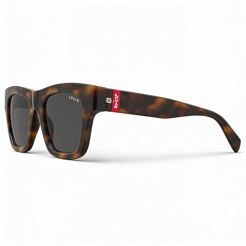 Levi's LV 1026/S Unisex ECO POLYAMIDE Sunglasses, Havana 2, 52mm Lens, 21mm Bridge, 140mm Temple