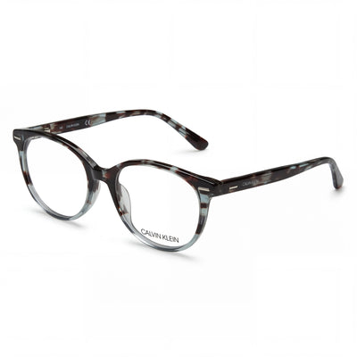 Gafas de sol unisex Calvin Klein CK21710 Aqua Tortoise con montura de aleación de acero y protección UV, 51 mm de ancho de lente