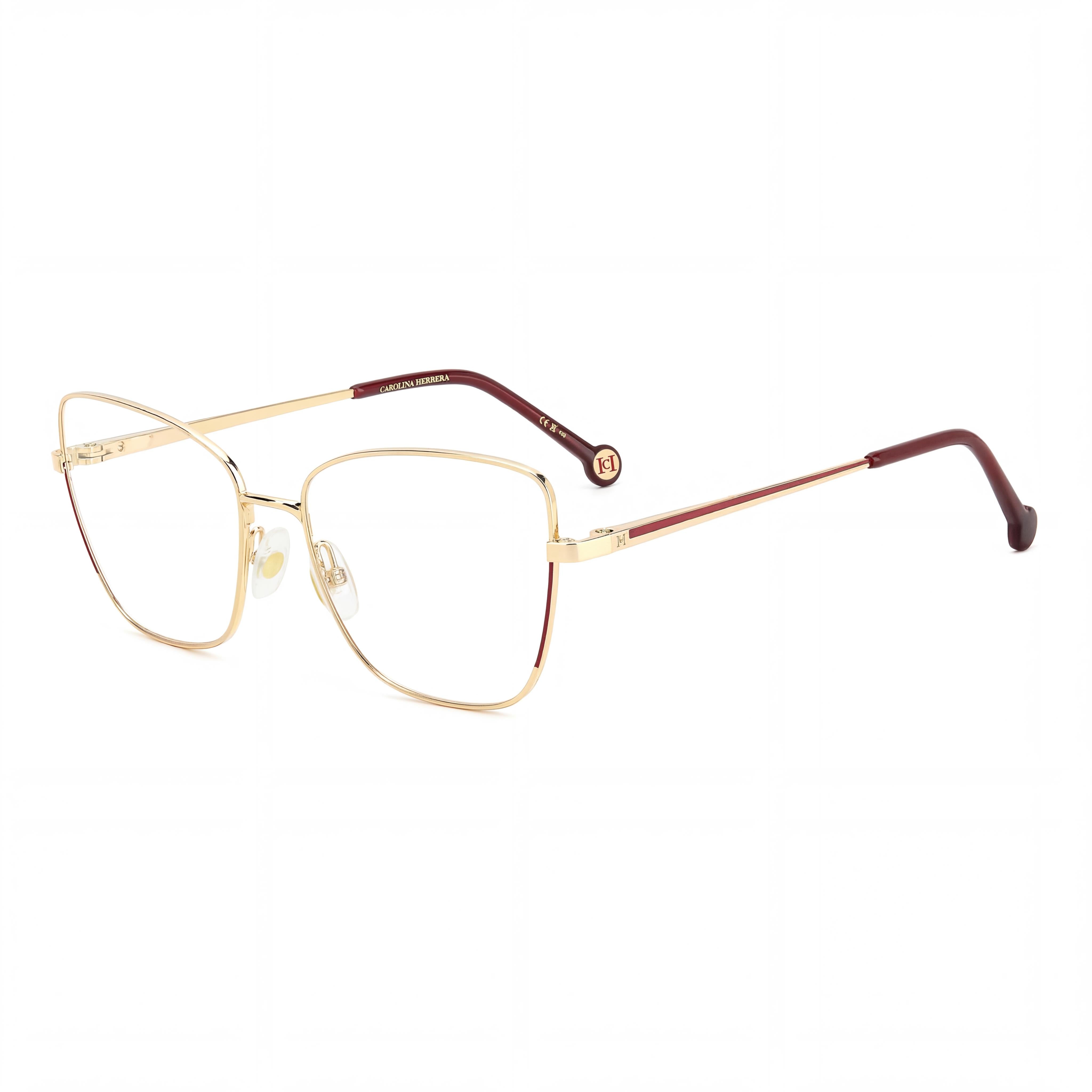 Carolina Herrera Her 0209 Gafas de Sol de Mujer con Montura Metálica y Cristales de Policarbonato en Granate Dorado 56-17-145mm, Photo 1