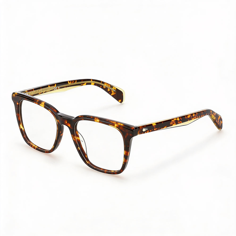 Gafas de vista unisex rag & bone Rnb7026/g con montura de acetato en color beige habana, tamaño 53 mm