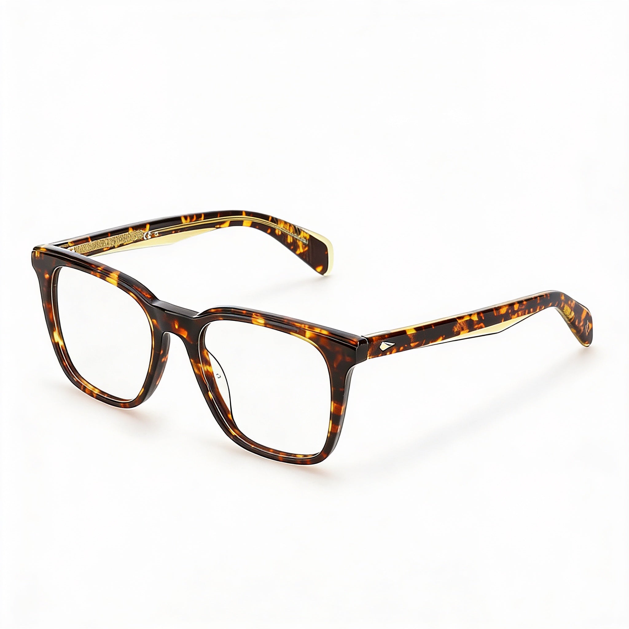 rag & bone Rnb7026/g Unisex Optical Eyeglasses with Acetate Frames in Beige Havana, Size 53mm, Photo 1