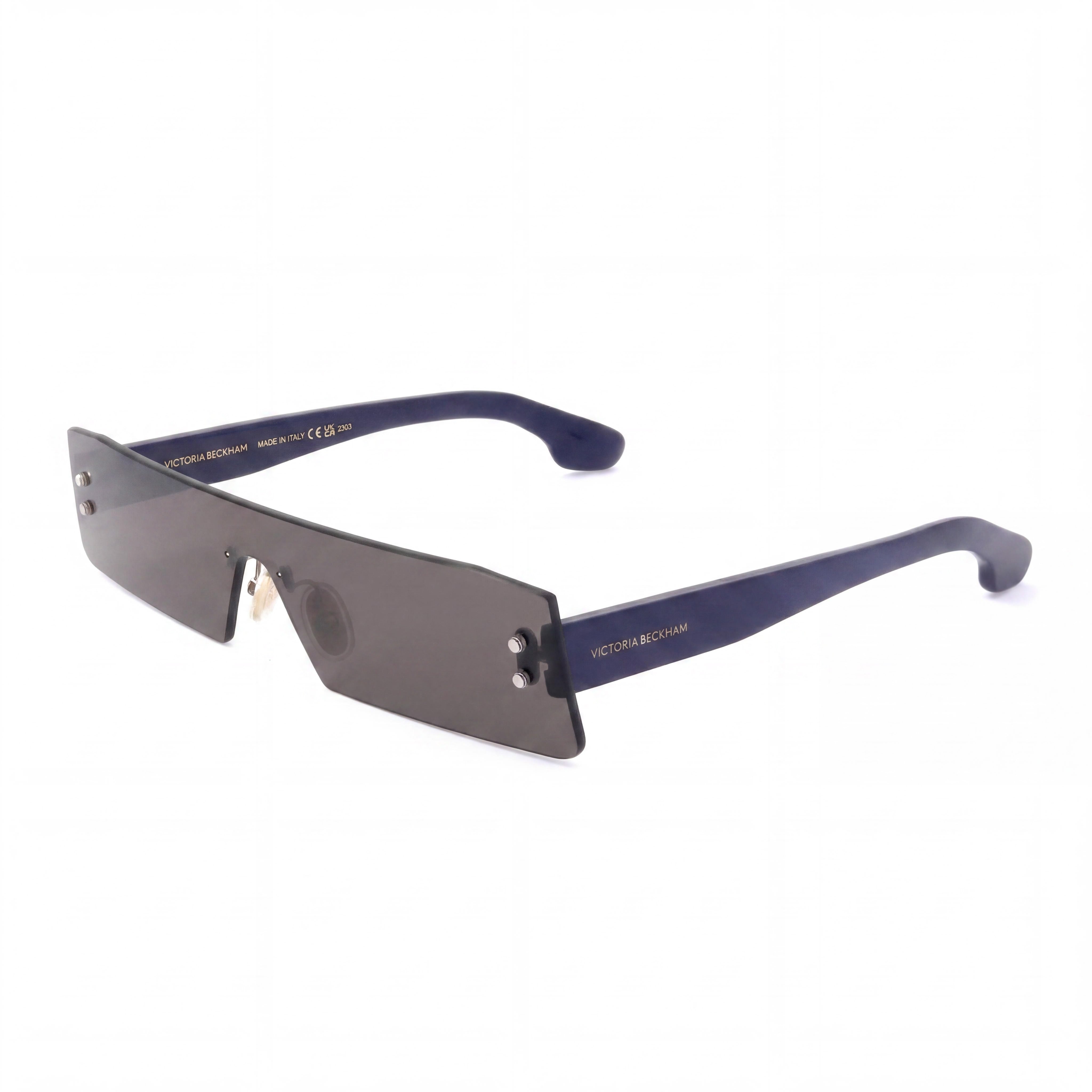 Gafas de sol Victoria Beckham VB241S unisex con montura de plástico azul y lentes de policarbonato (62 mm de ancho)., Photo 1