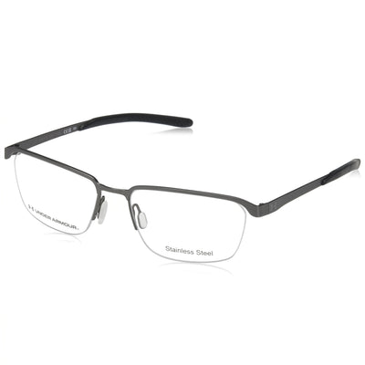 Gafas de sol informales Under Armour Dark Ruth Alloy Steel no polarizadas para hombre de 56 mm