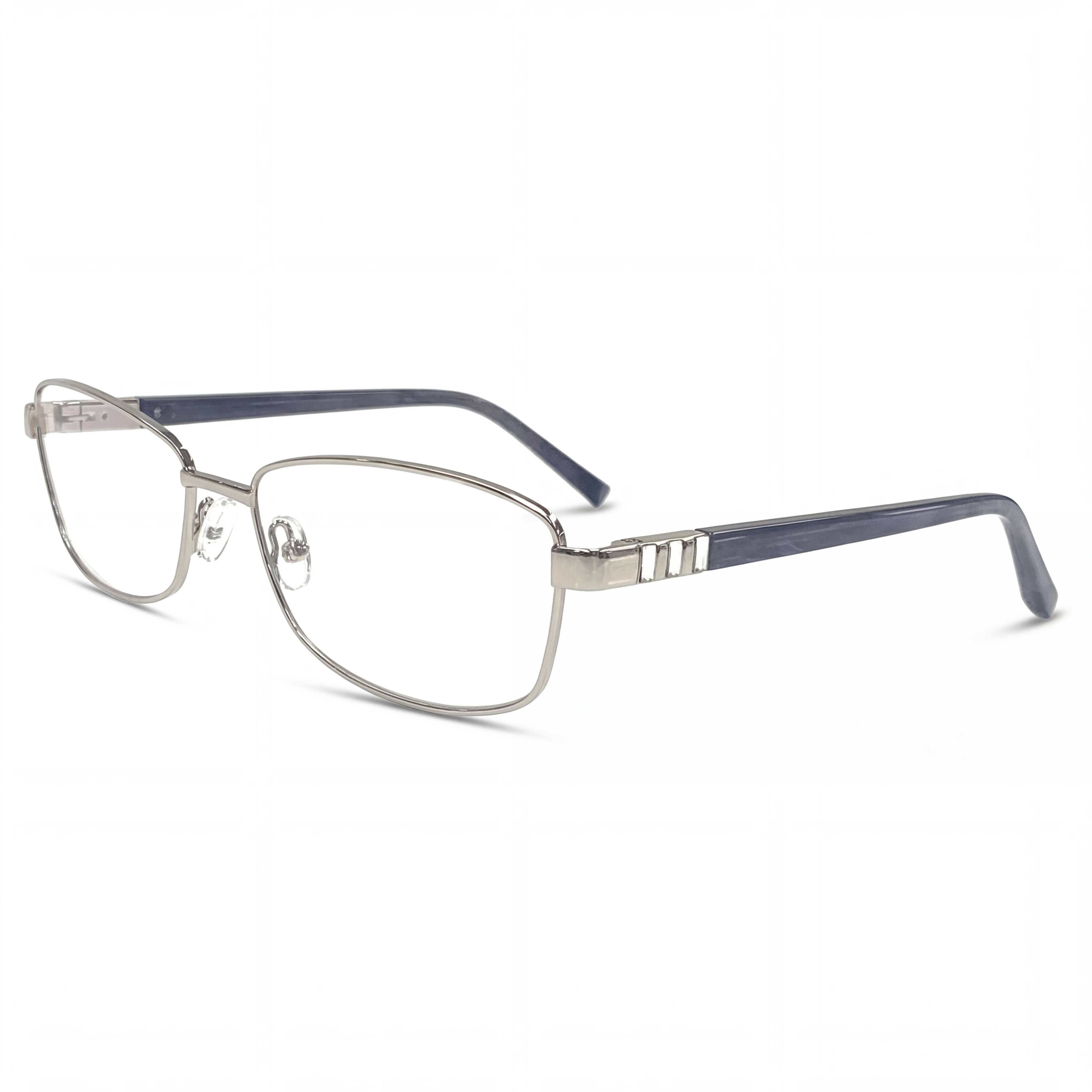 Jones New York Vjon502 Gafas de metal plateado para mujer 57-17-145, Photo 1