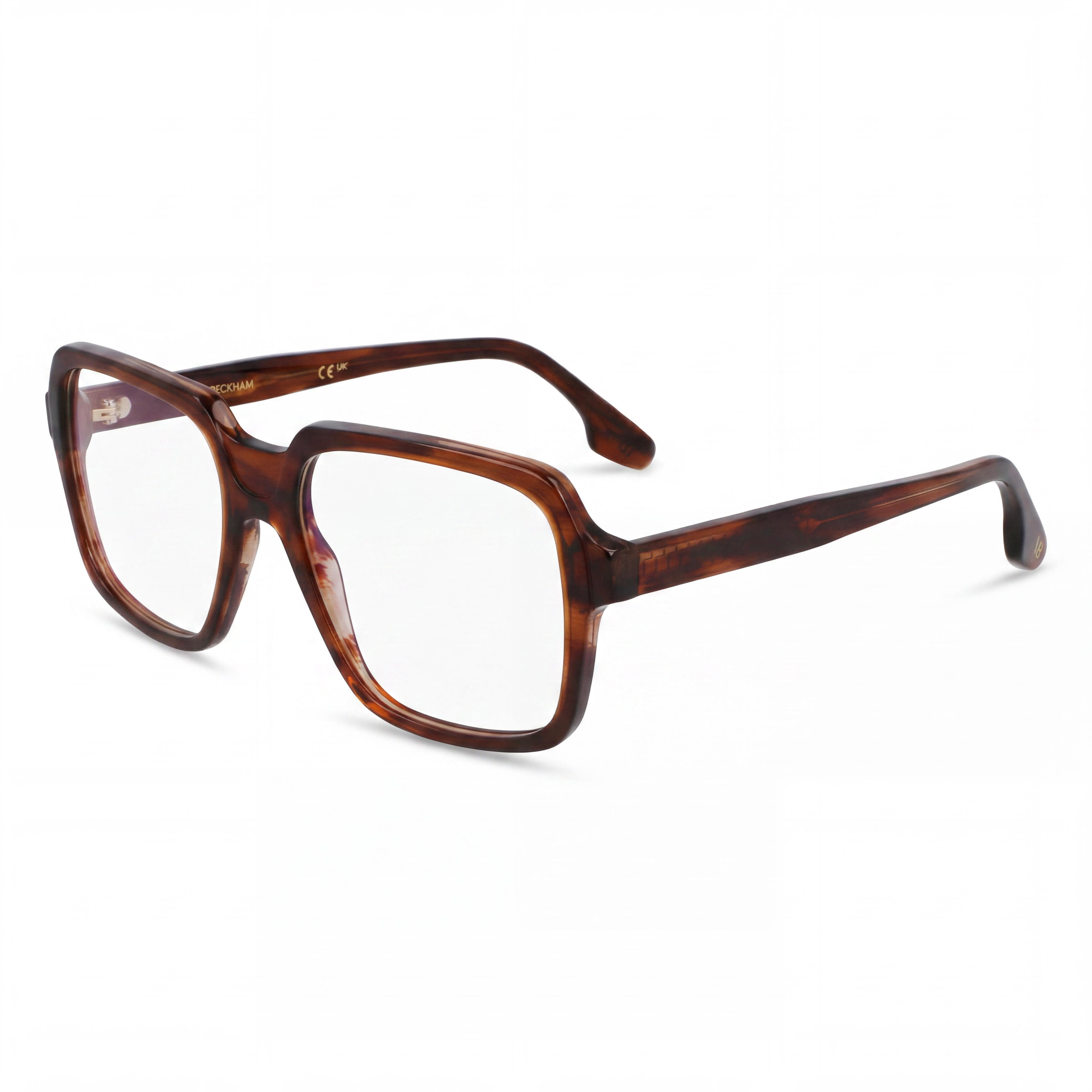 Gafas graduadas Victoria Beckham Vb2668 para mujer, color marrón cuerno, con lentes transparentes de demostración, 53-17-140, Photo 1