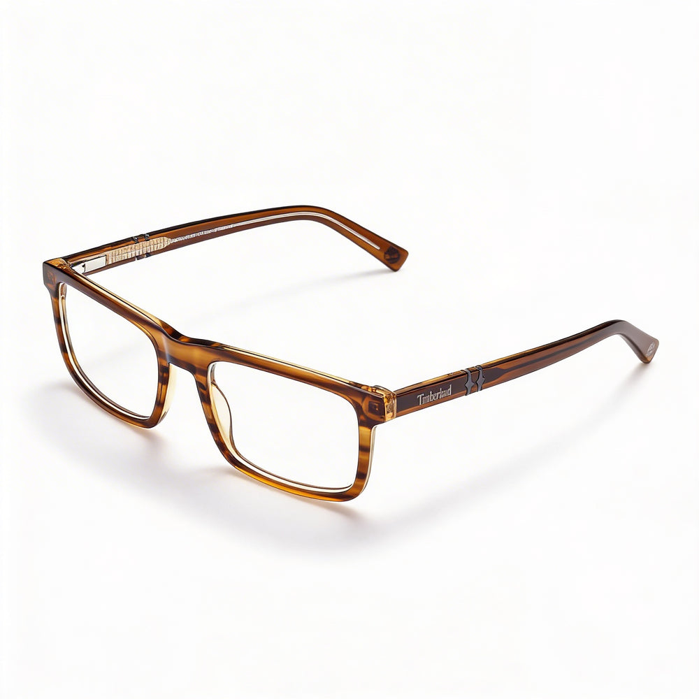 Gafas Timberland TB50023 para hombre en color marrón oscuro, talla 55-19-145